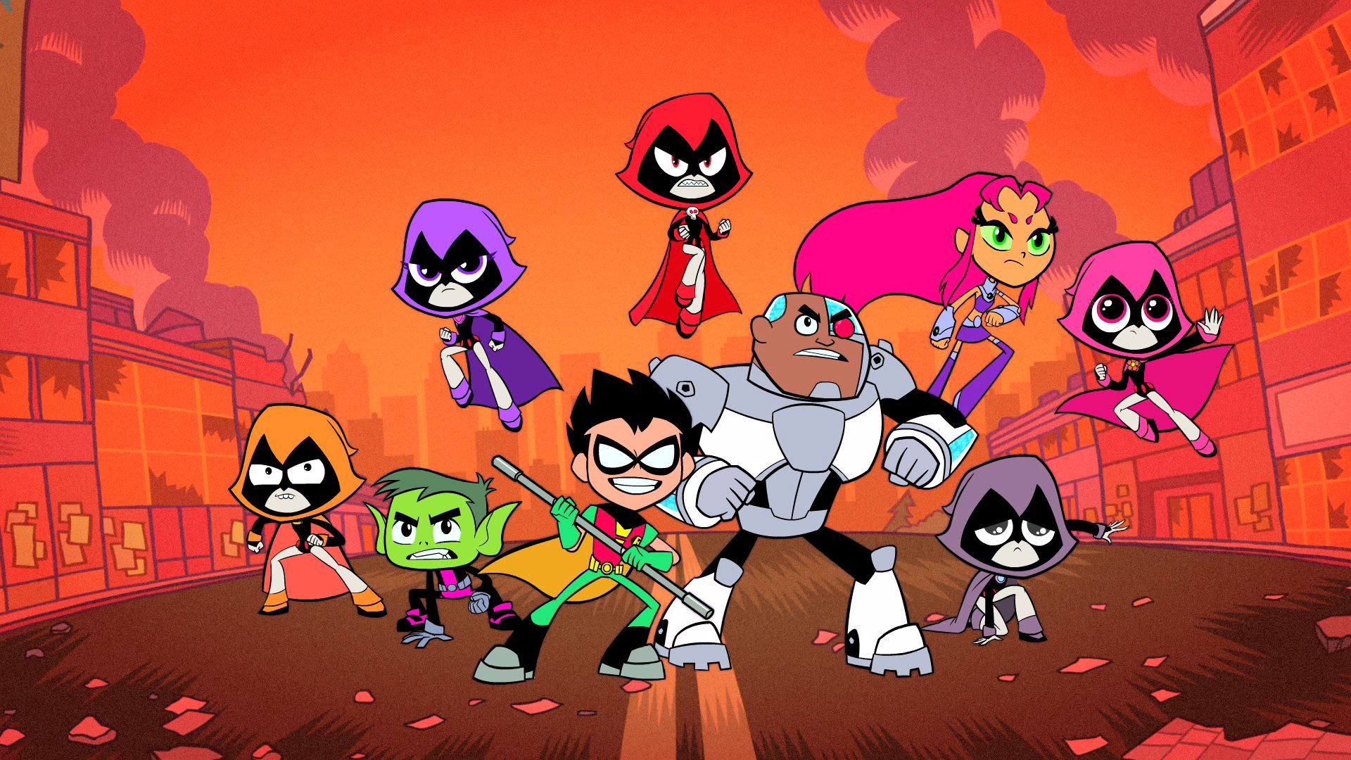Teen Titans Go Colors Of Raven - HD Wallpaper 