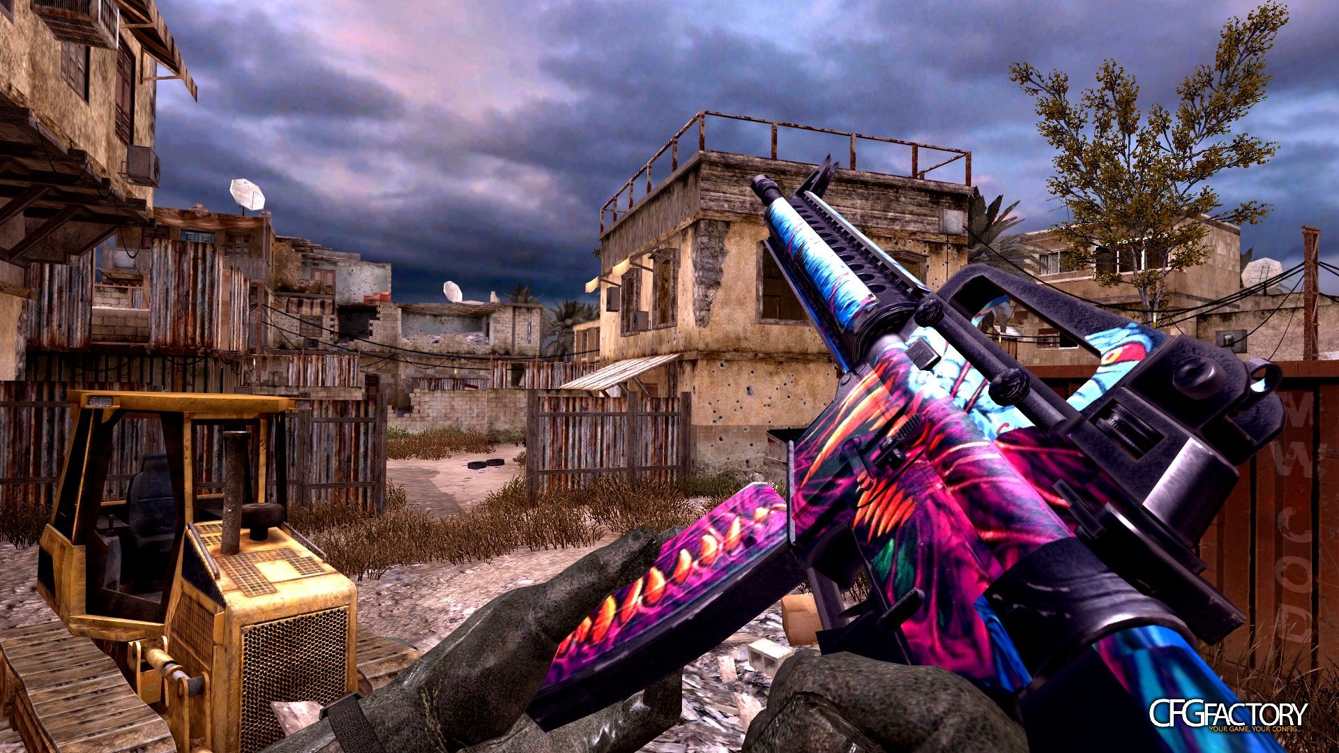 Cod4, M4, M4 Hyperbeast, Car Luca 
 Border - Pc Game - HD Wallpaper 