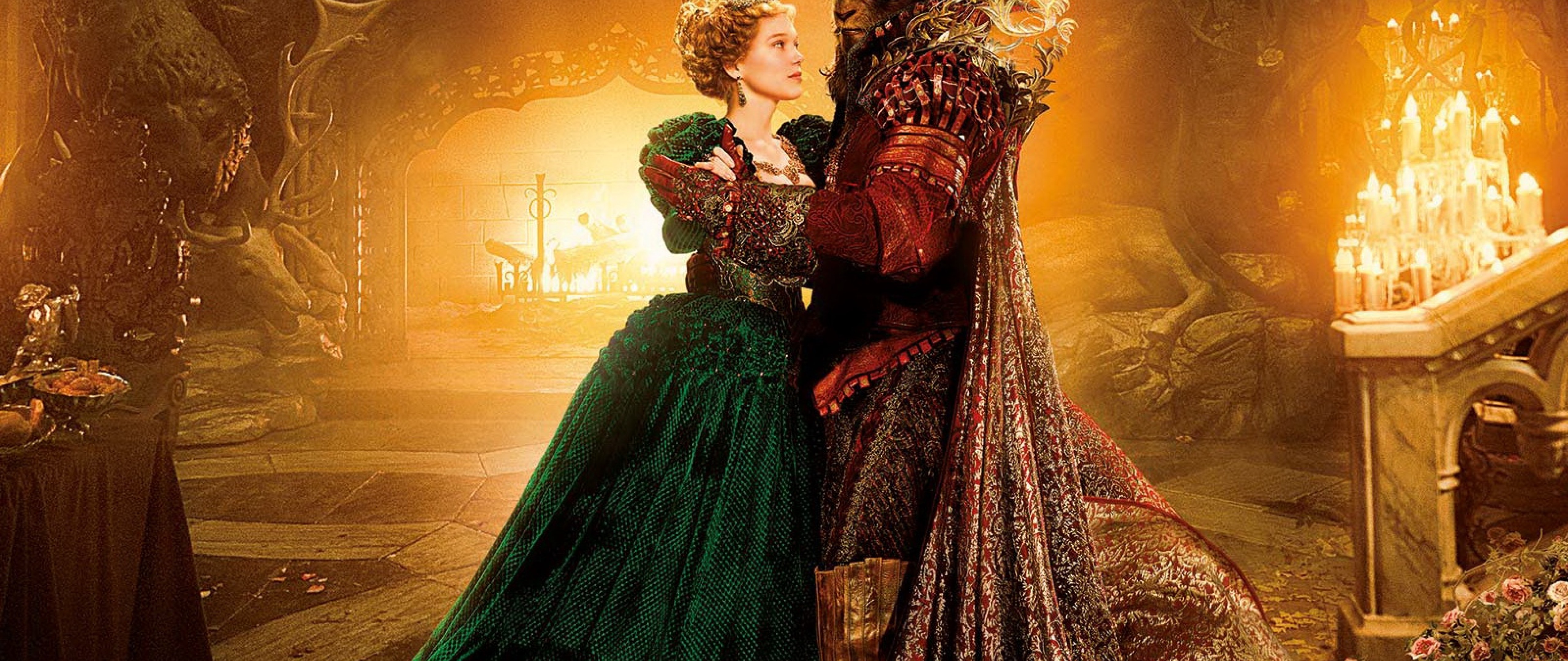Beauty And The Beast Desktop Wallpaper - HD Wallpaper 