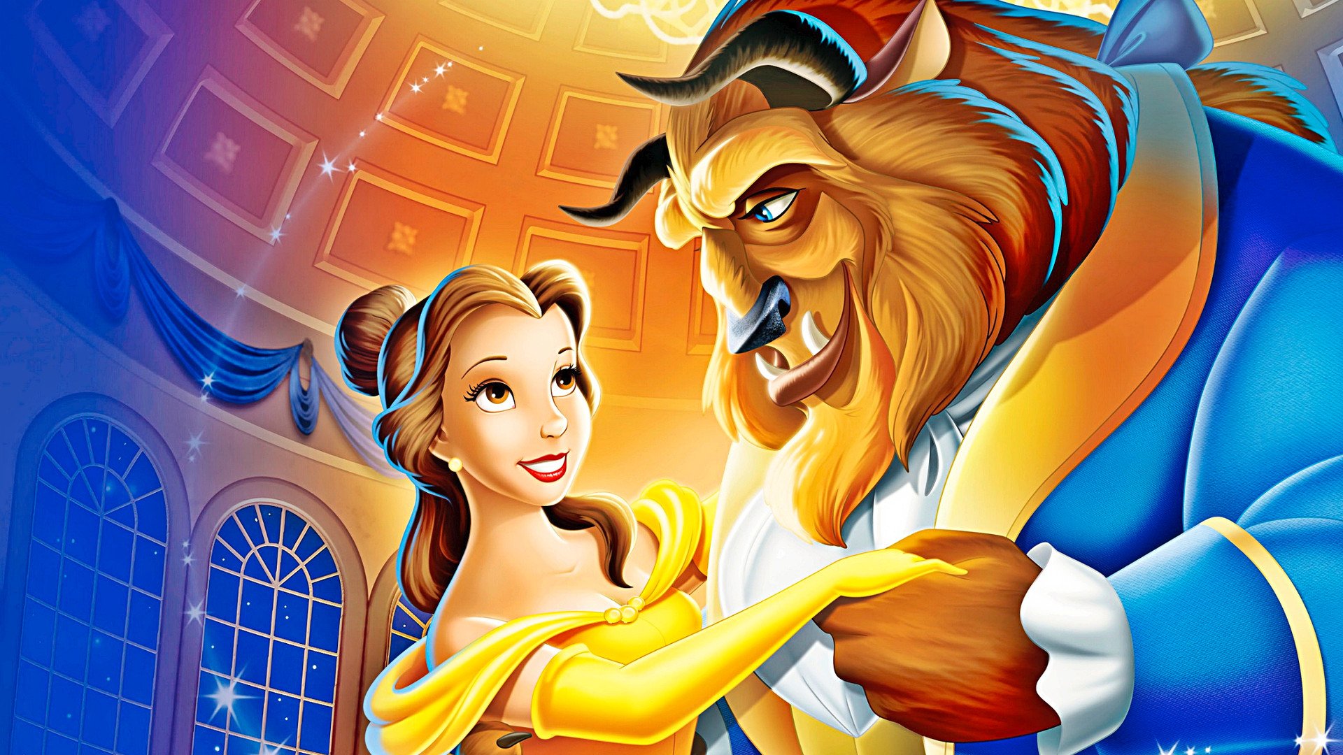 Beauty And The Beast Poster Disney - HD Wallpaper 