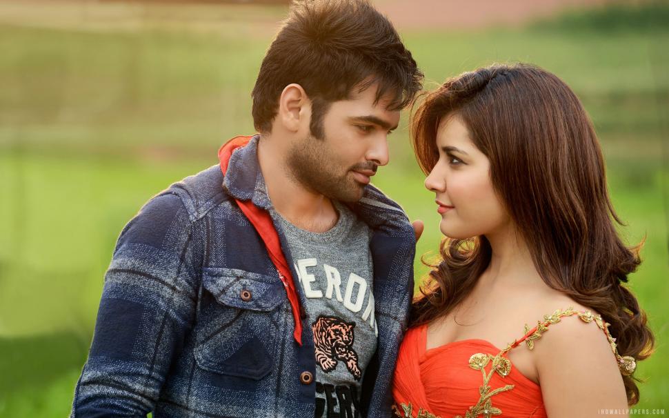 Ram And Rashi Kanna In Shivam Movie Wallpaper,movie - Ram And Rashi Khanna - HD Wallpaper 