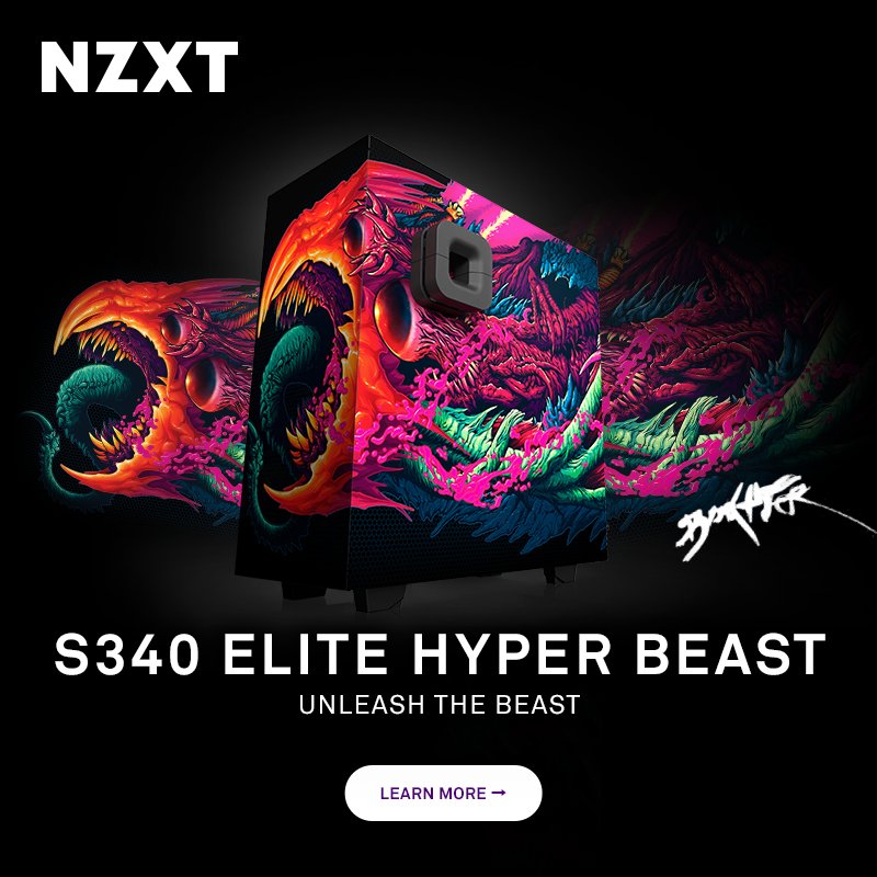 Nzxt S340 Elite Hyper Beast Limited Edition - HD Wallpaper 