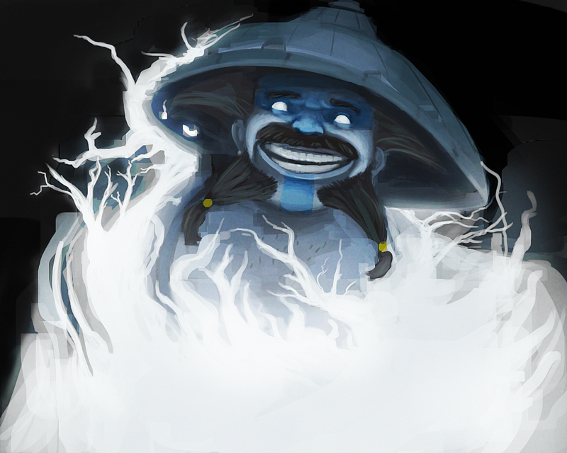Storm Spirit Fan Art - HD Wallpaper 