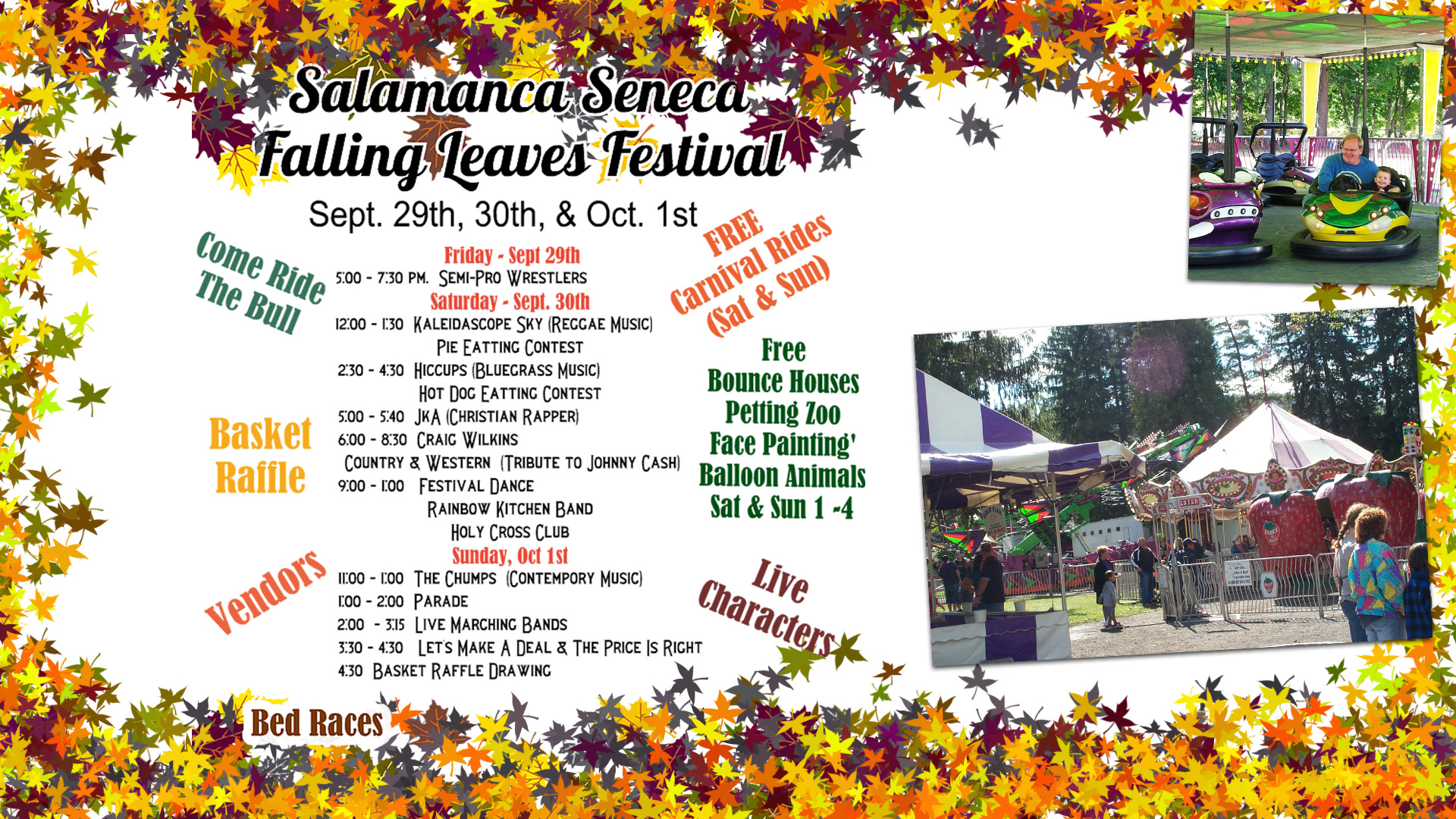 2017 Falling Leaves Festival In Salamanca, Ny 1920x1080 Wallpaper