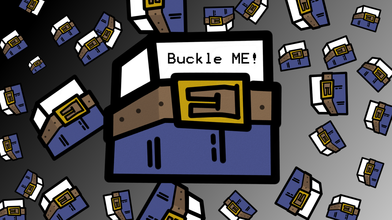“ New Wallpaper Buckle Your Pants 
” - Cartoon - HD Wallpaper 