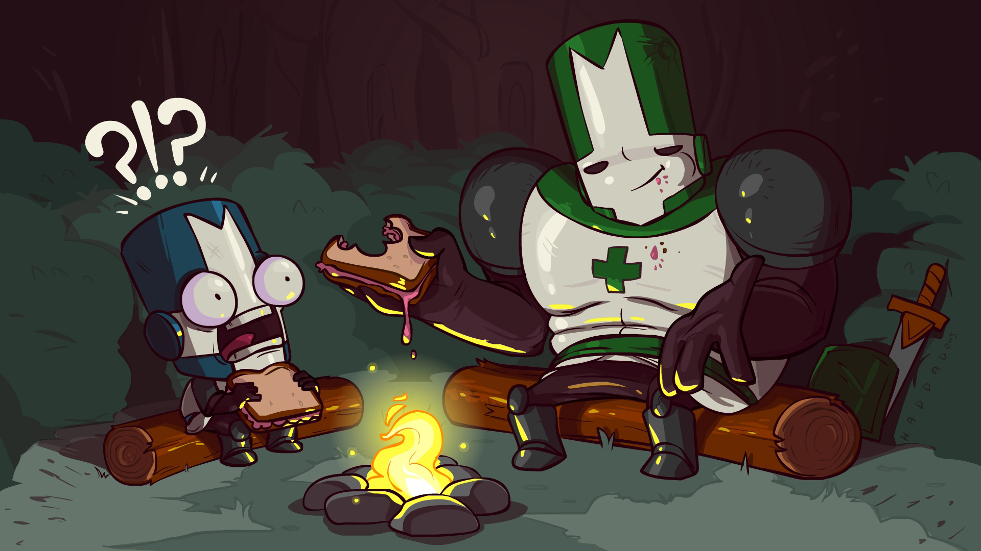 Castle Crashers Magicka Playstation 3 Cartoon Fictional - Castle Crashers Wallpaper 4k - HD Wallpaper 