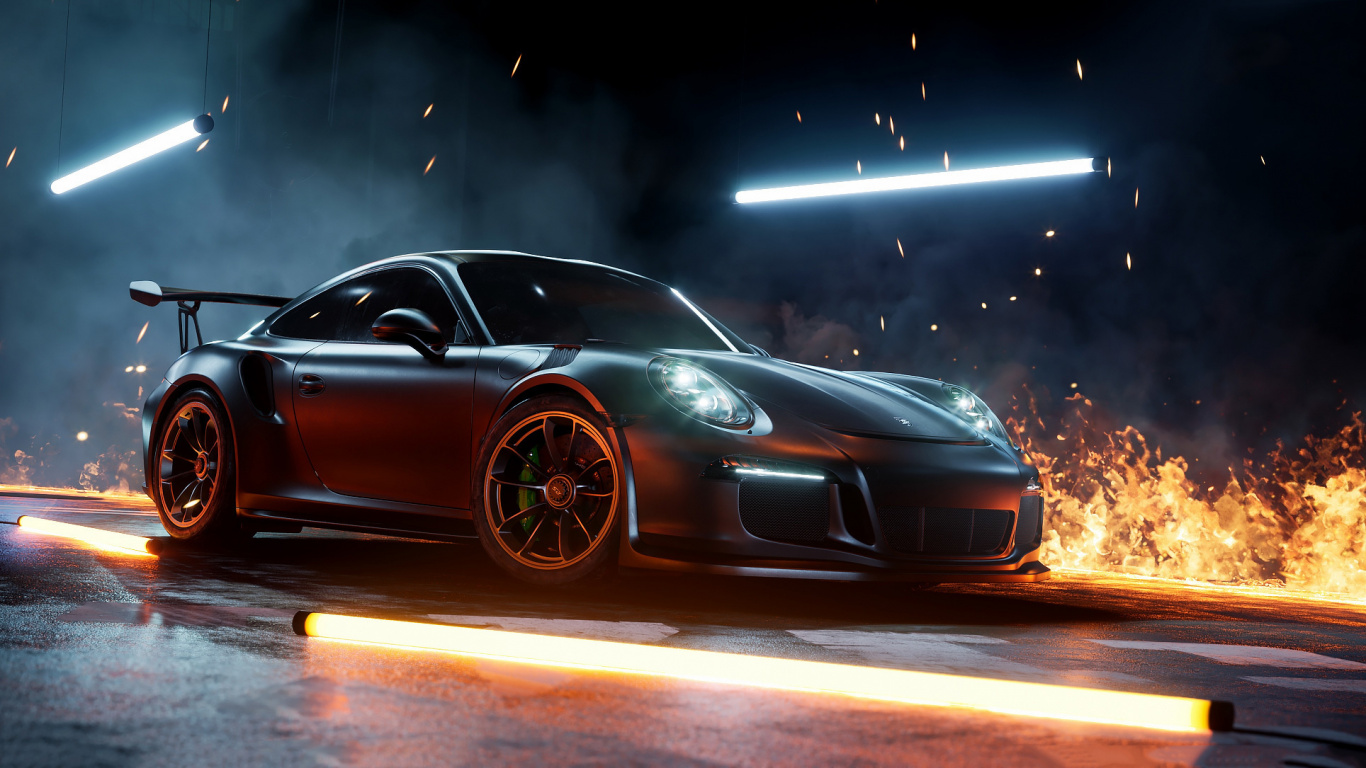 Porsche 911, Artwork, Sport Car, Wallpaper - HD Wallpaper 