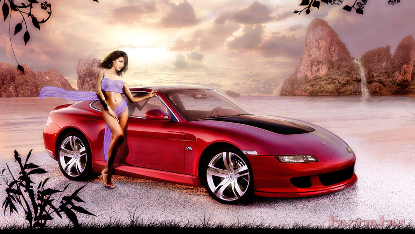 Beautiful Cars Wallpapers Free Download - 1360x768 Wallpaper 