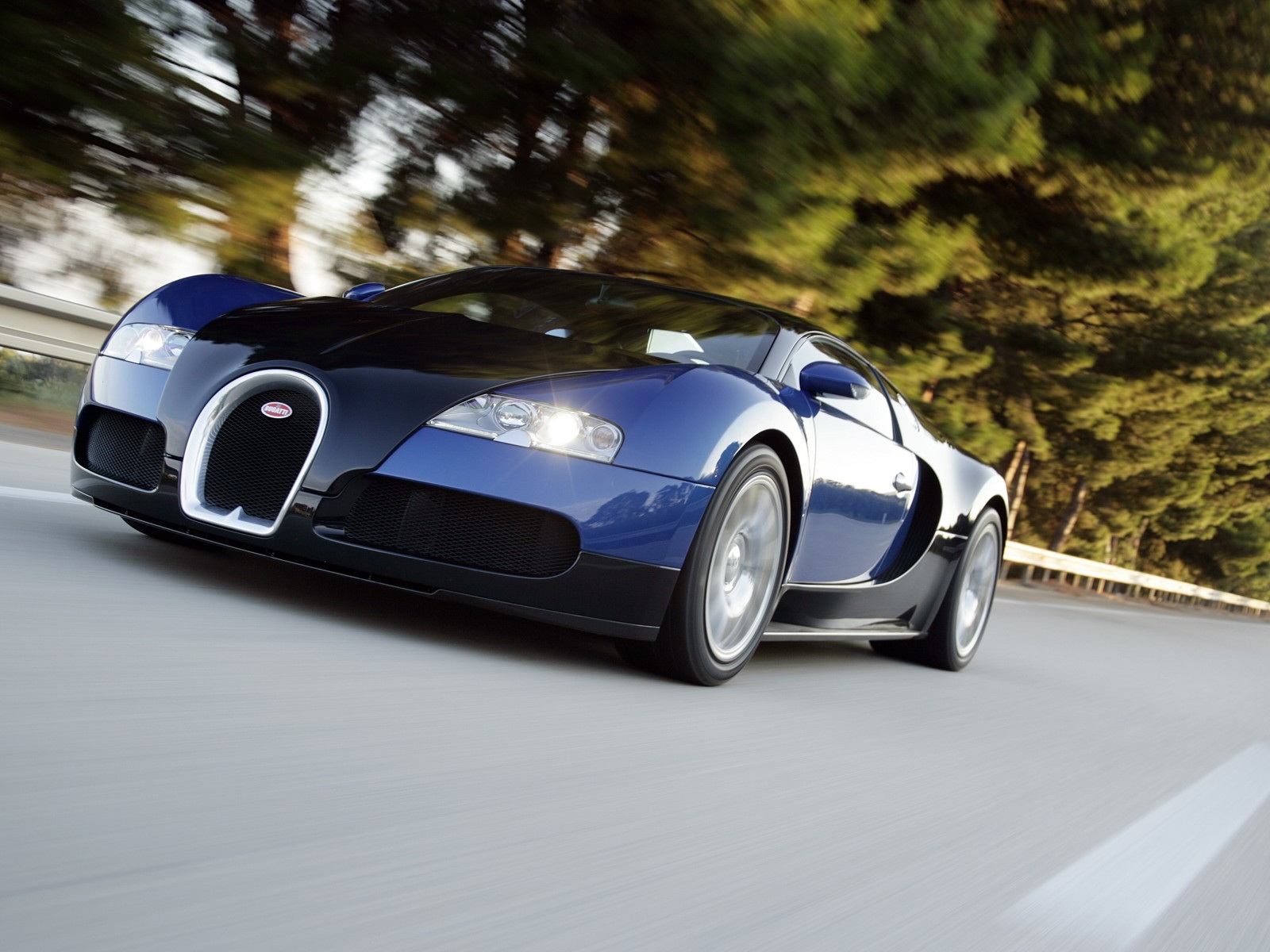 Wallpaper Of Bugatti - Blue Bugatti Veyron Hd - HD Wallpaper 