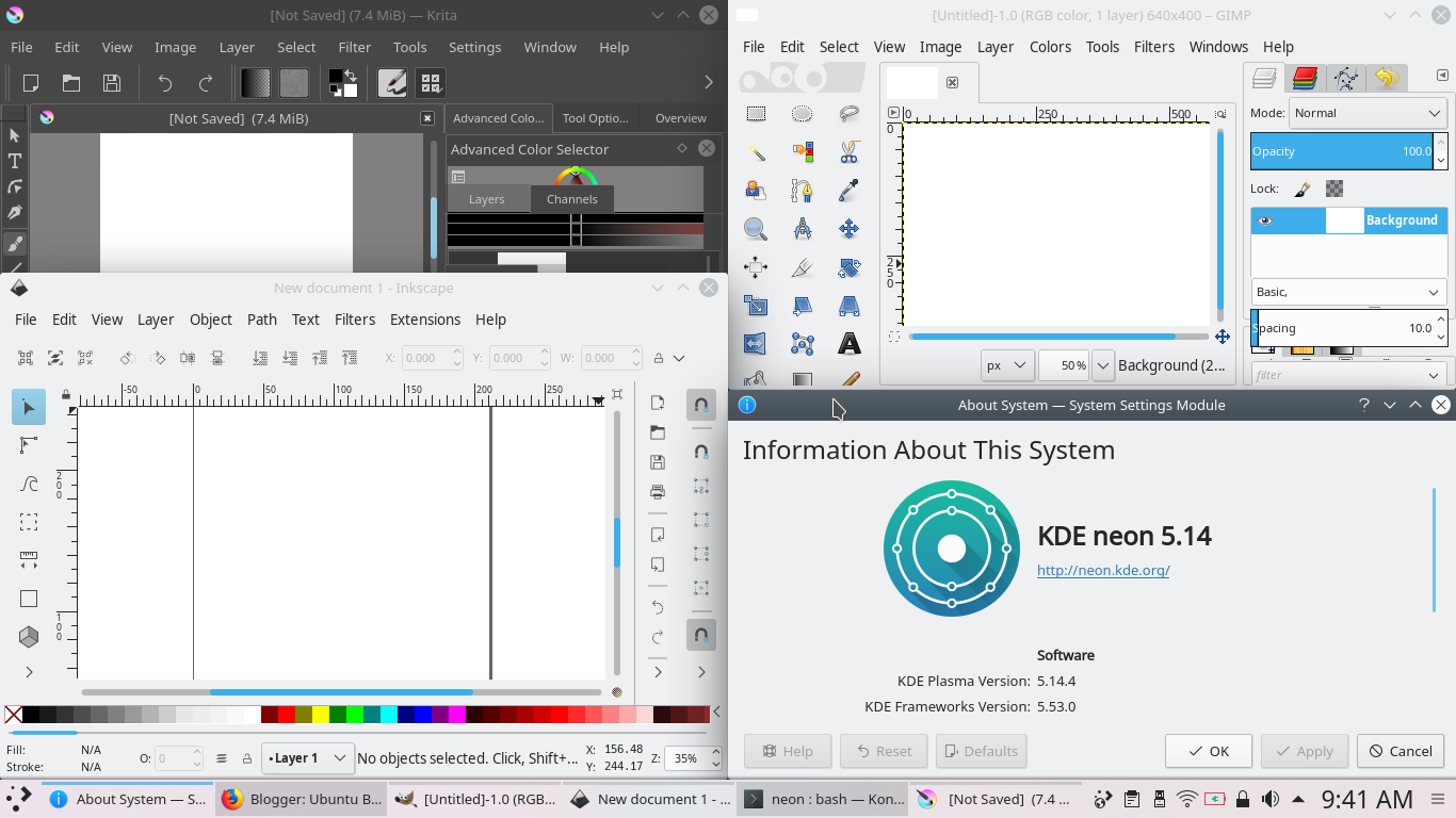 Gimp In Kde - HD Wallpaper 