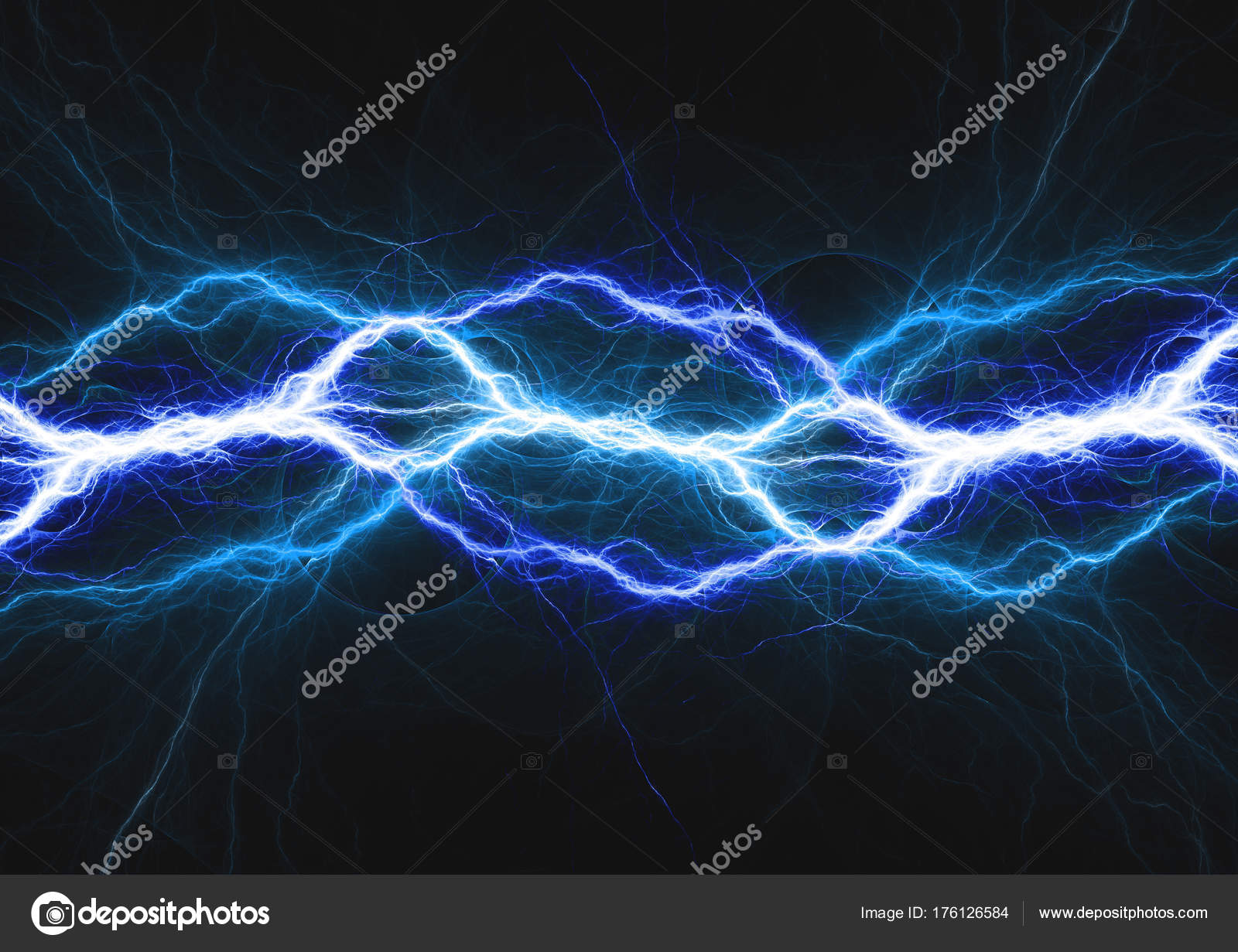 Fire Lightning Bolt - HD Wallpaper 