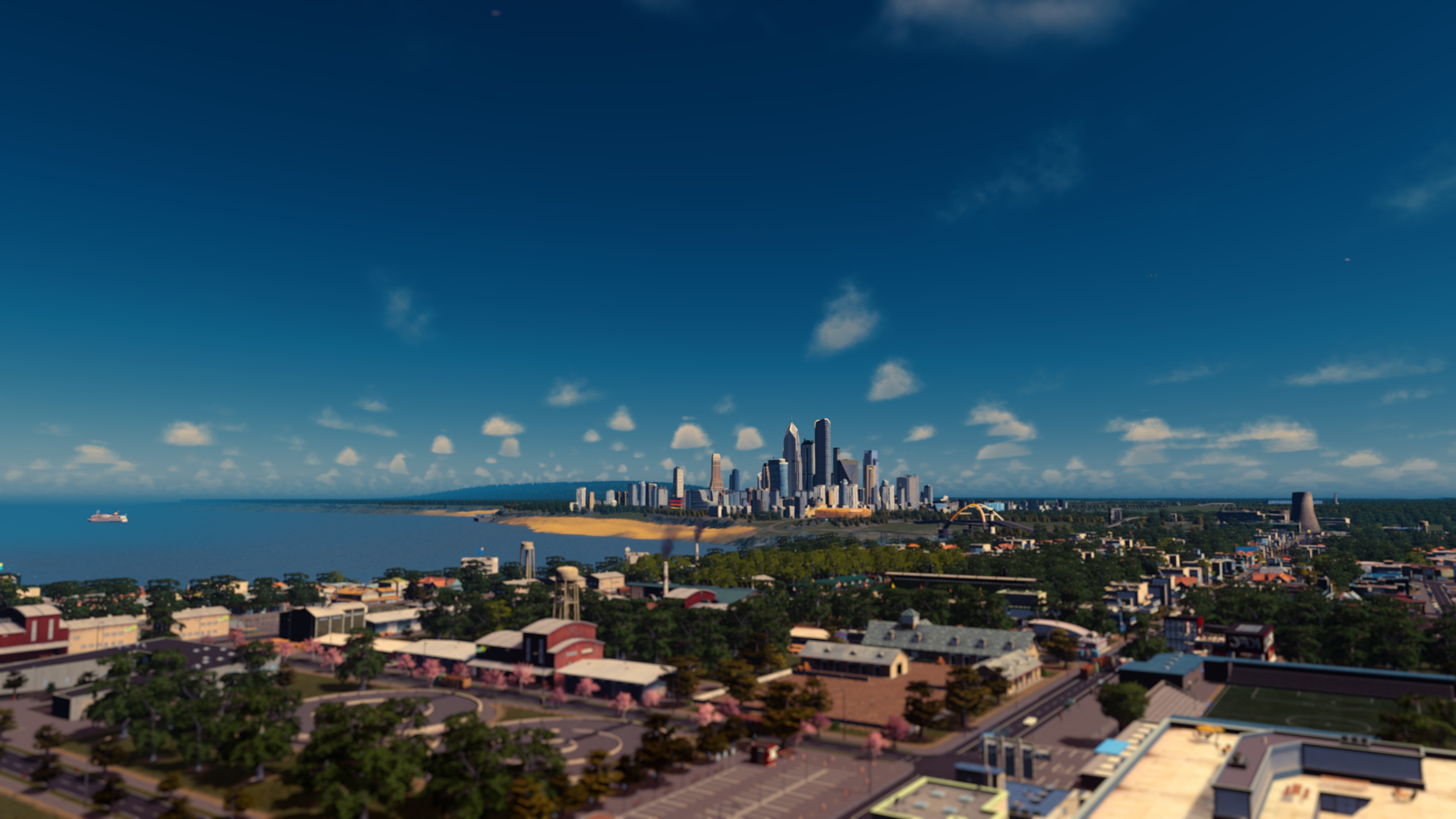 City Landscape Wallpaper - HD Wallpaper 