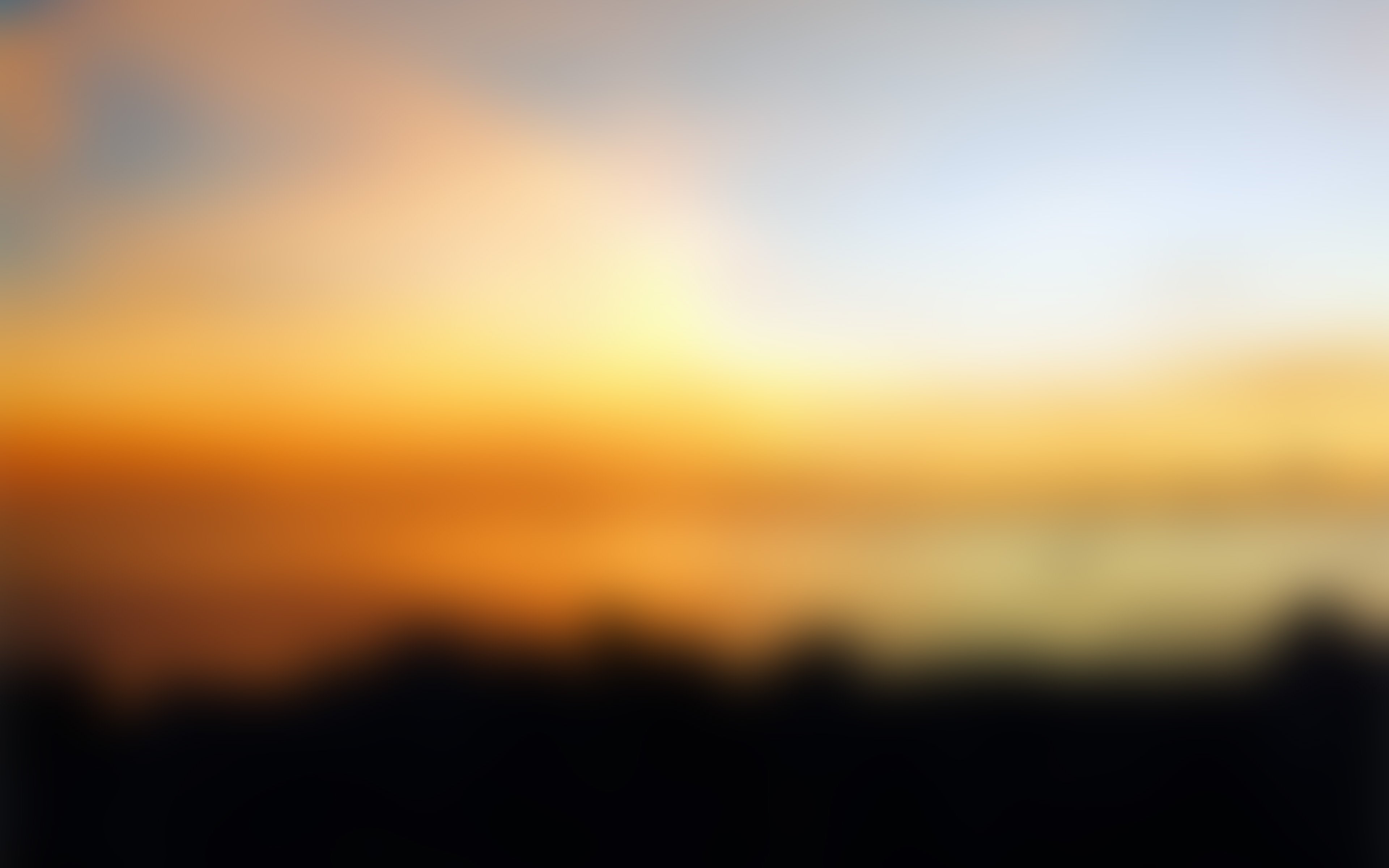 City Sunset Blur - HD Wallpaper 