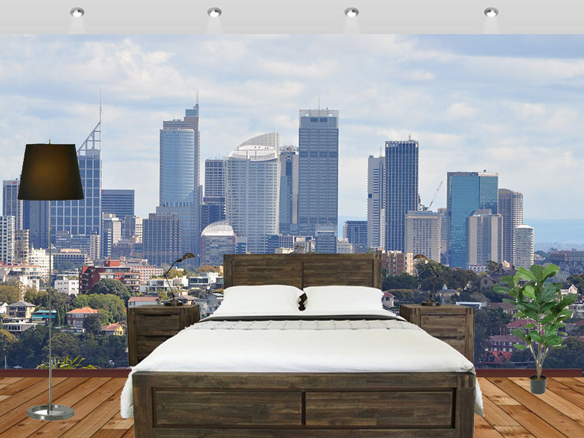 Beautiful Big City Wallpaper With Expanded Buildings - Bondi - HD Wallpaper 