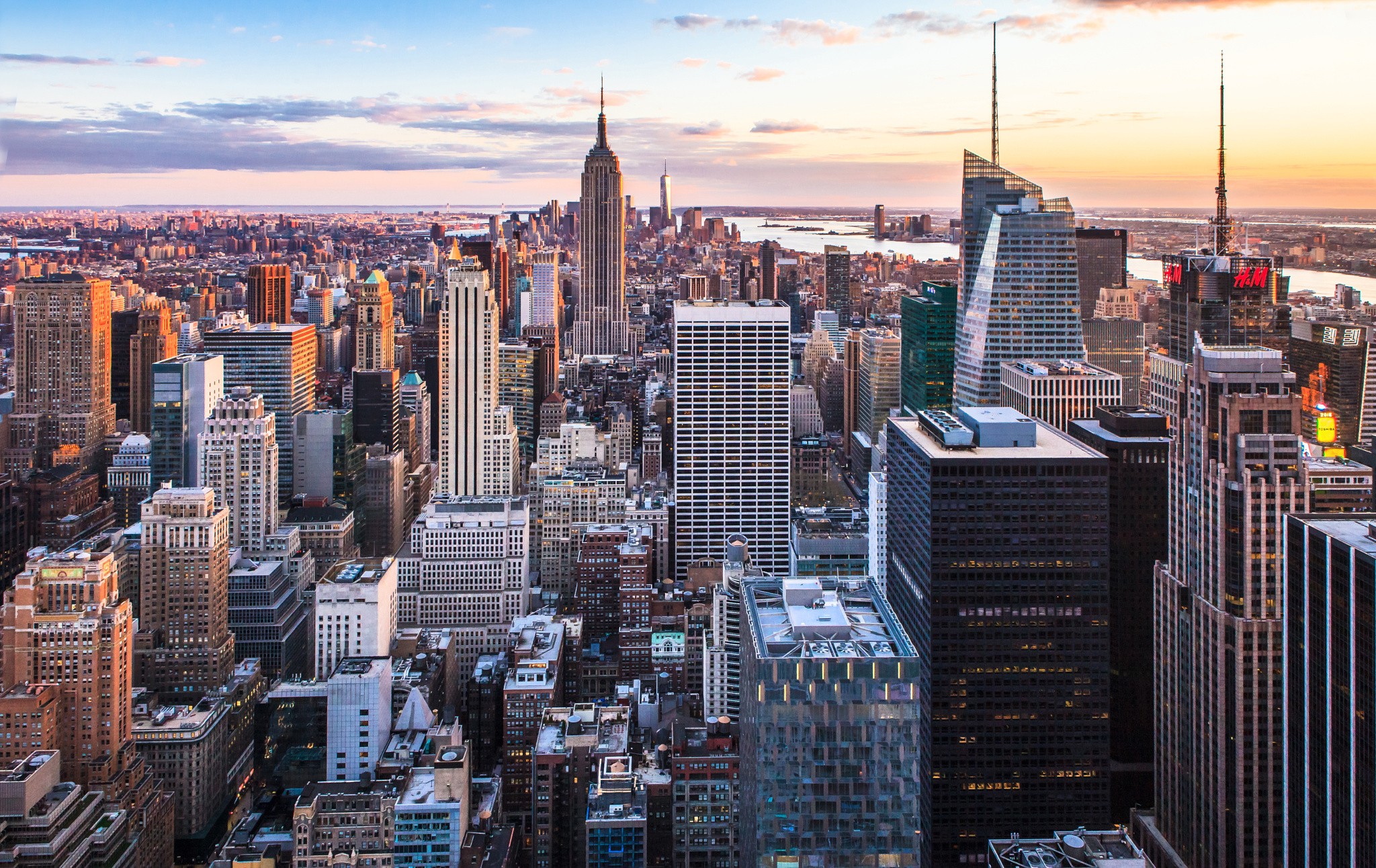 City Sunset Wallpaper - HD Wallpaper 