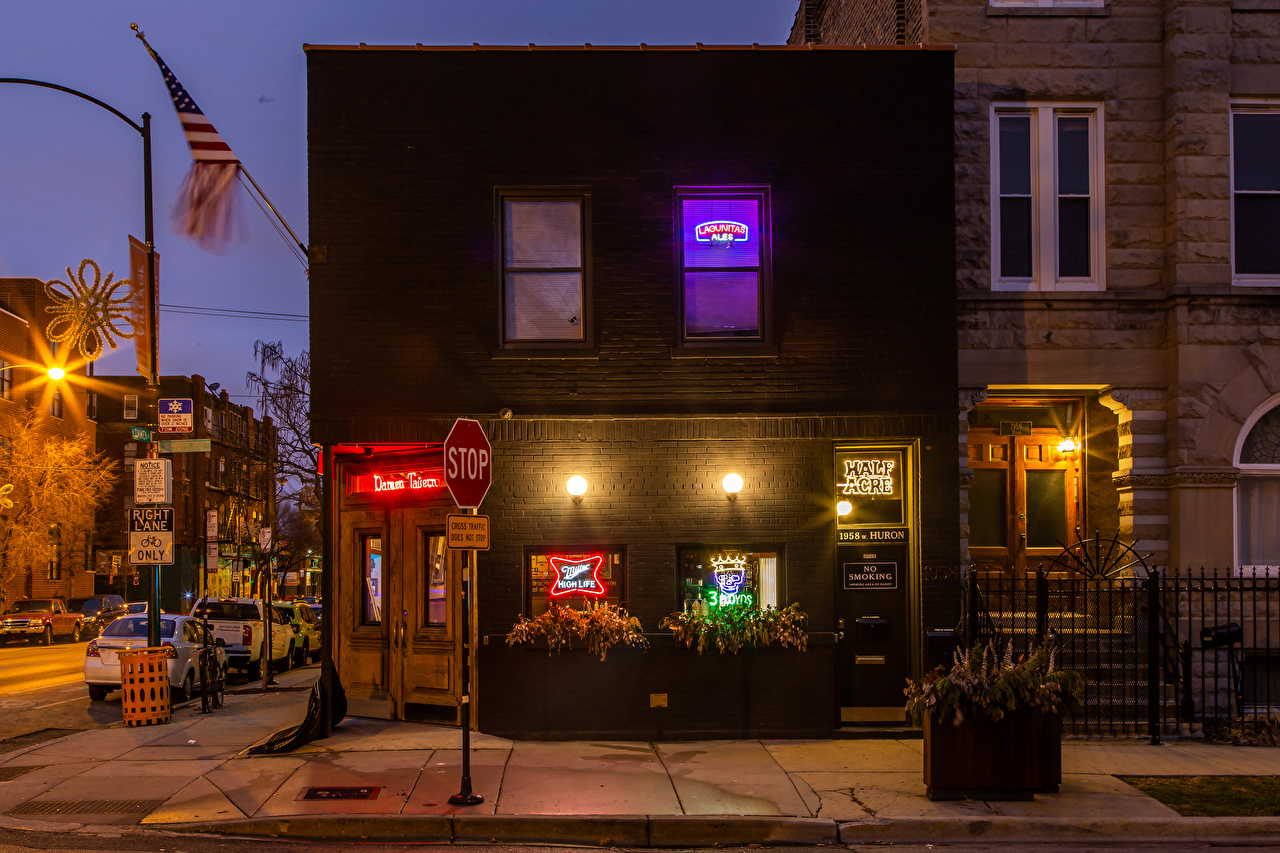 City Street Usa Night 1280x853 Wallpaper teahub io