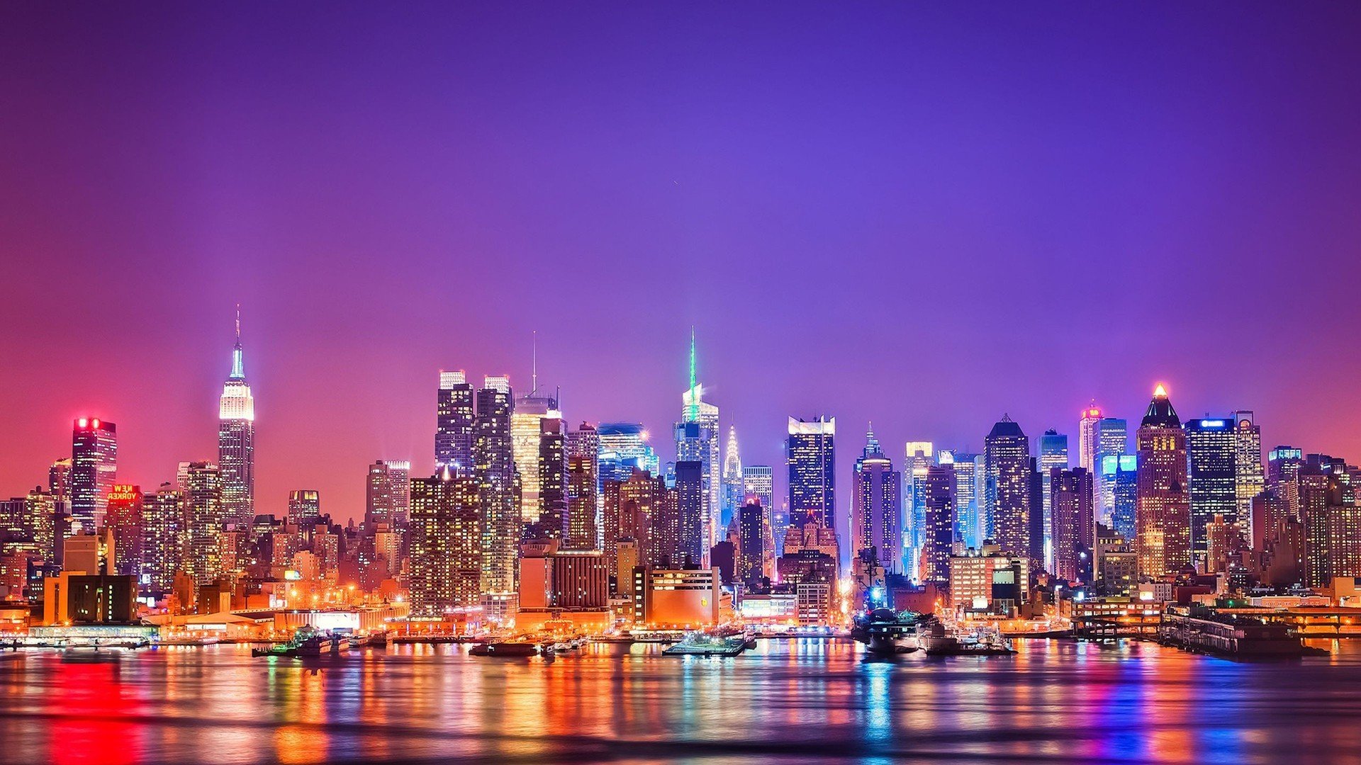 Beautiful City New York - HD Wallpaper 