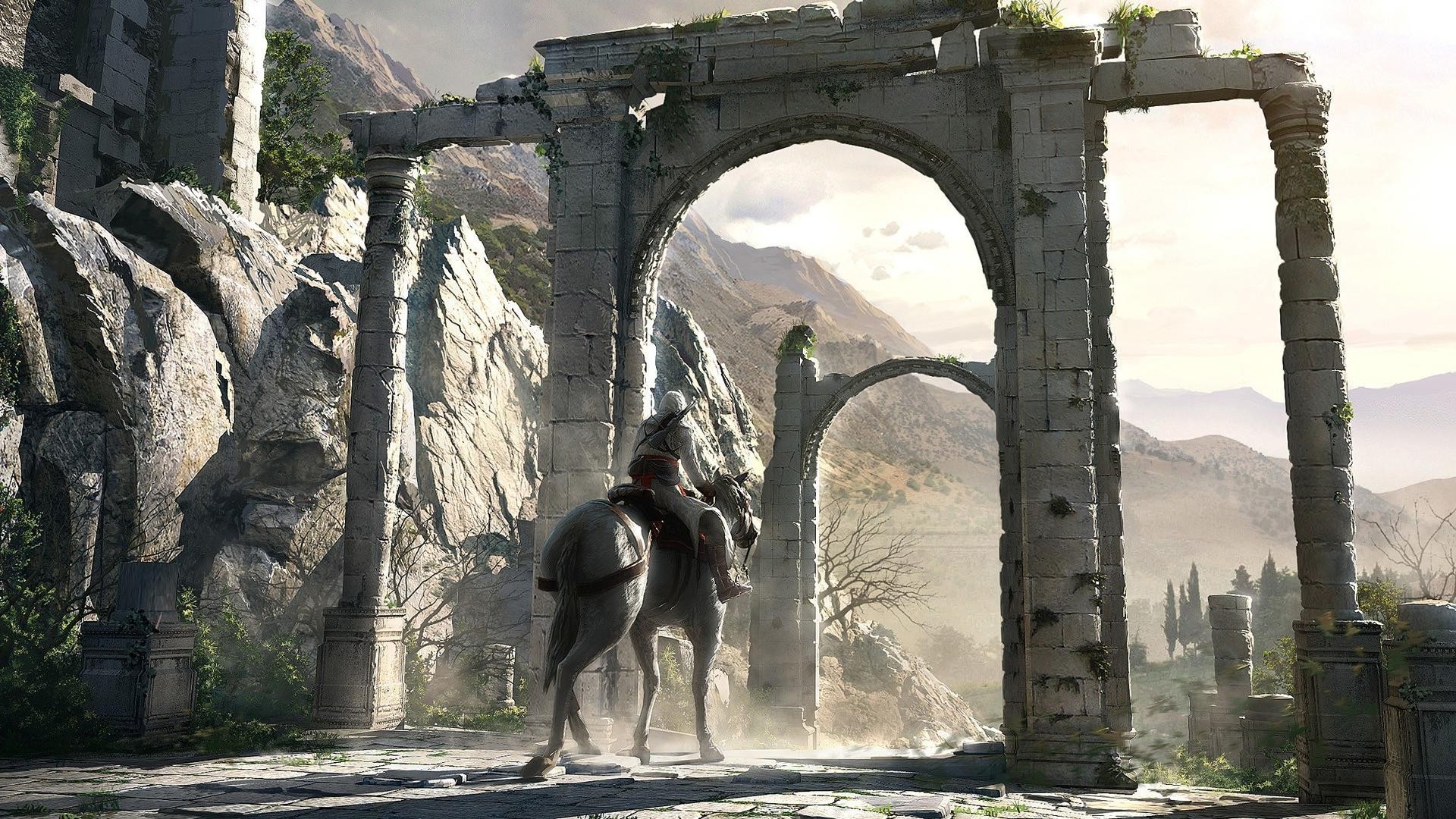 War Architecture Travel Outdoors Ancient Arch Stone - Assassin's Creed 1 Kingdom - HD Wallpaper 