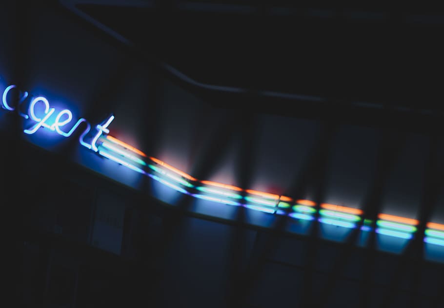 Turned Neon Lights, Building, Sign, Architecture, Color, - Neon Lighting - HD Wallpaper 