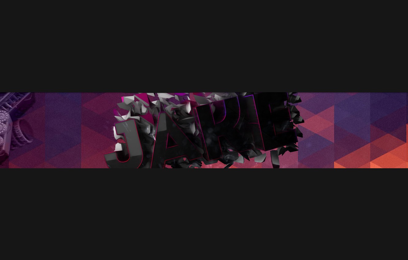 Photo Wallpaper Banner, Abstraction, Jake, Cinema4d, - Darkness - HD Wallpaper 