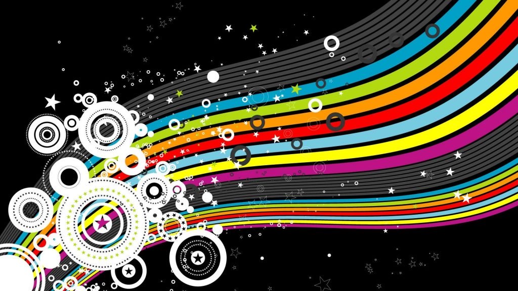 Abstract Hd Colorful Vector - HD Wallpaper 