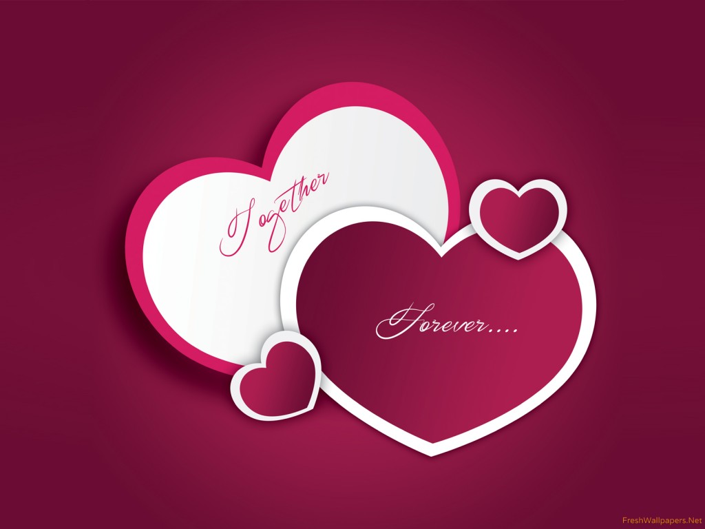 Images Of Happy Valentine Day Wallpaper Free Download - Together Forever Valentines Day - HD Wallpaper 