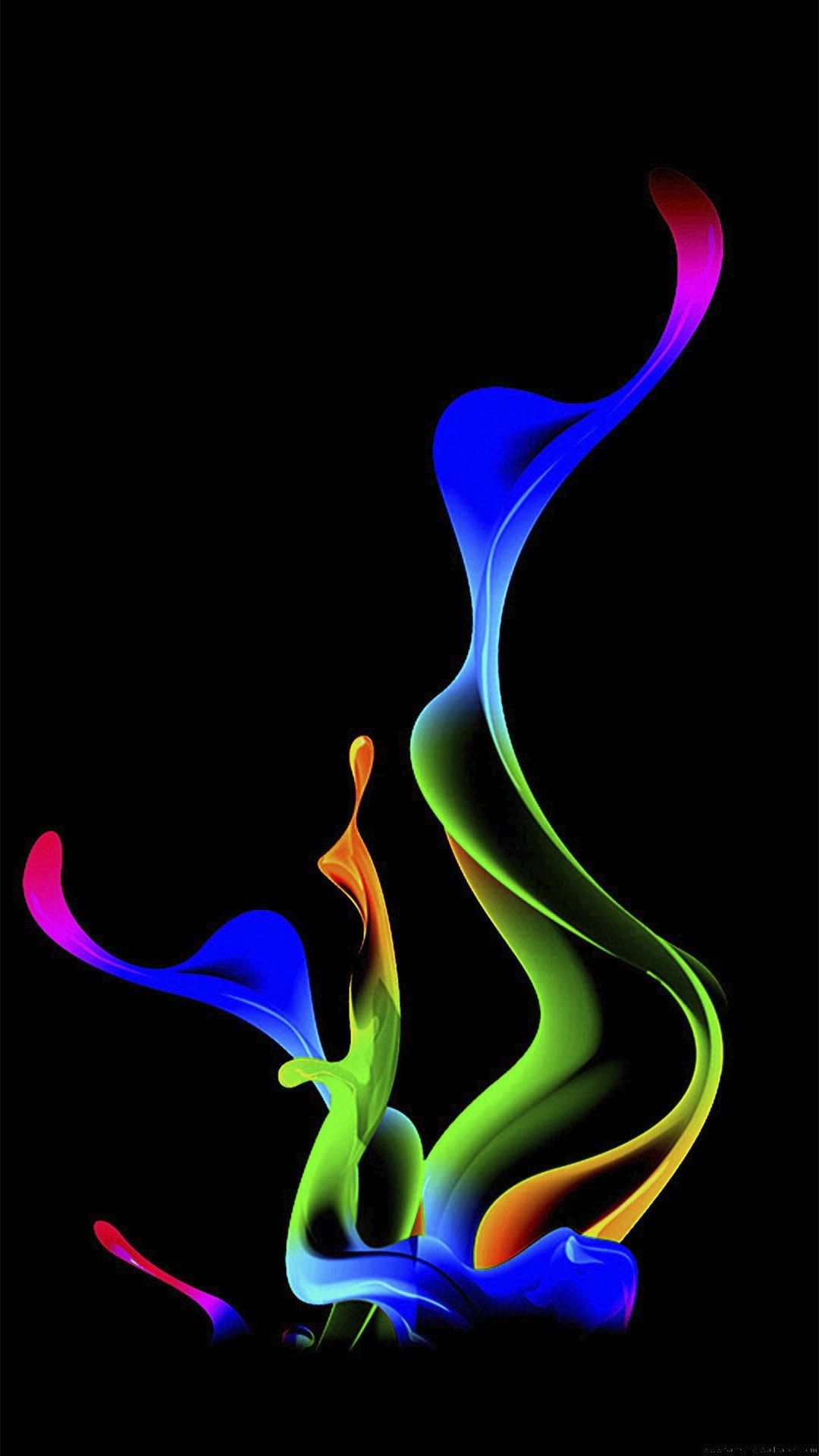 Colorful Dark Wallpaper For Phone - HD Wallpaper 