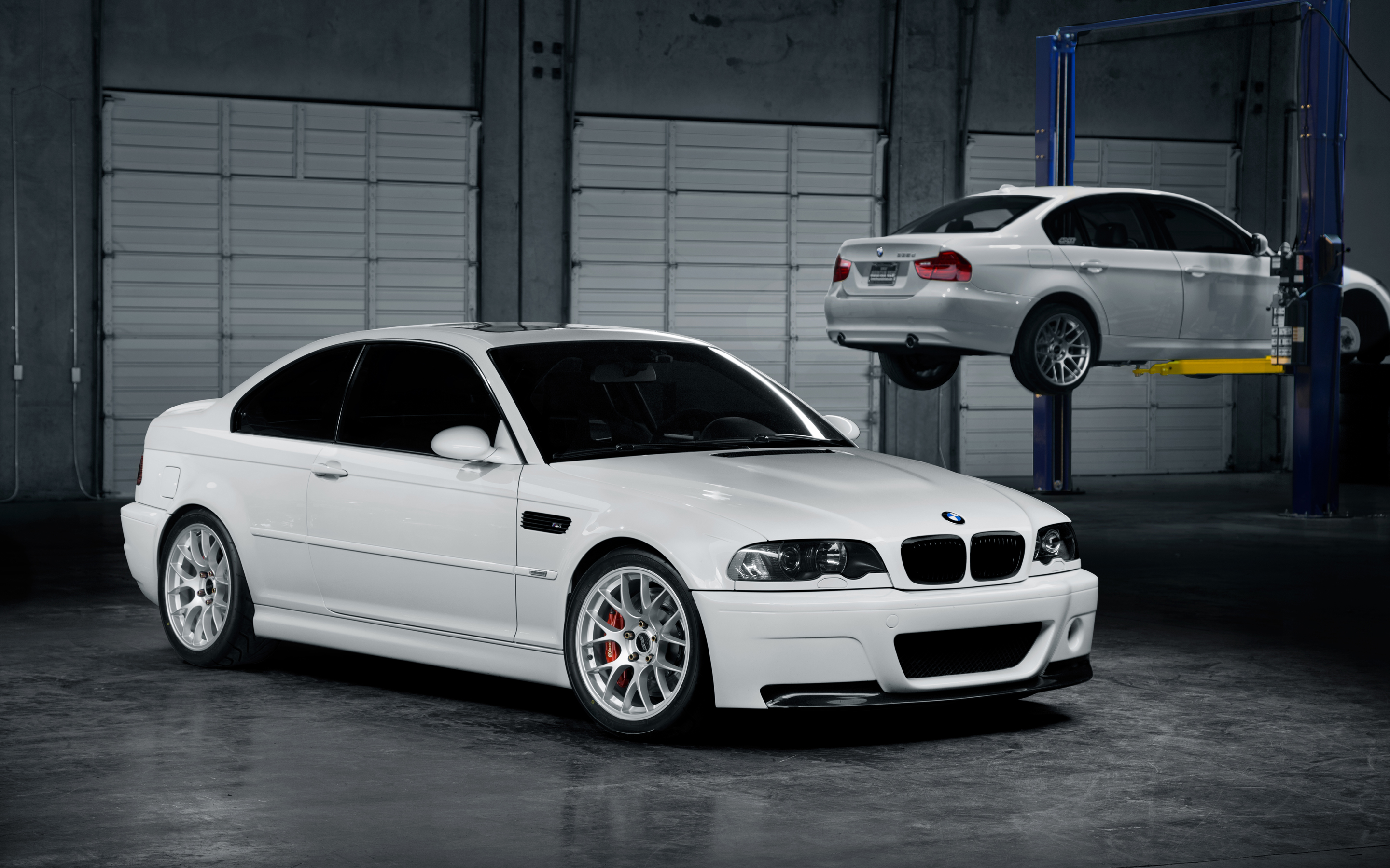 Bmw E46 Wallpaper - Bmw M3 2005 White - HD Wallpaper 