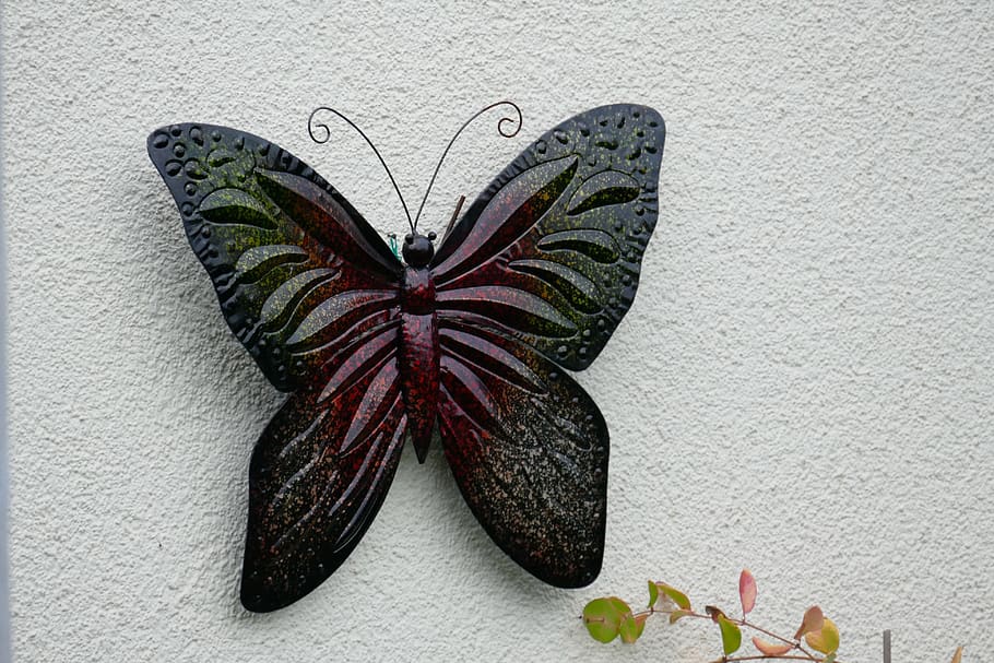 Butterfly, Deco, Decoration, Dekoschmetterling, Wall - Lycaenid - HD Wallpaper 