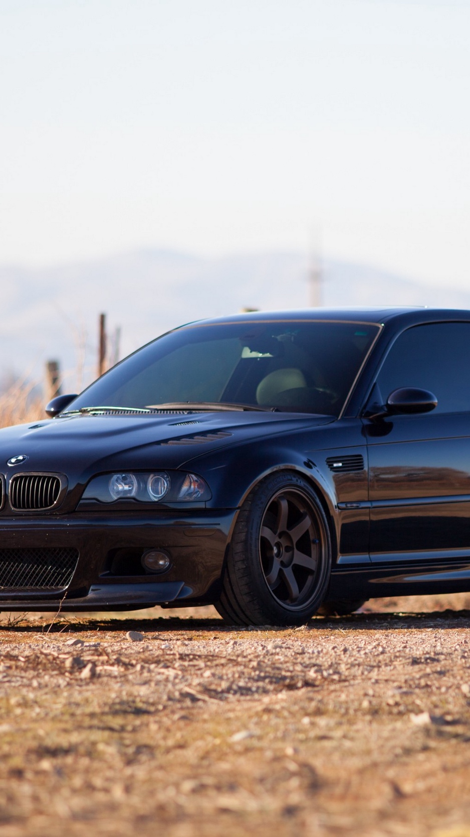 Wallpaper Bmw, M3, E46, Black, Side View - Bmw M3 E46 Wallpaper Iphone - HD Wallpaper 