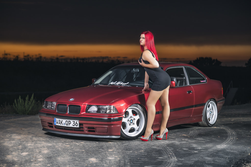 Bmw E36 Girl - HD Wallpaper 