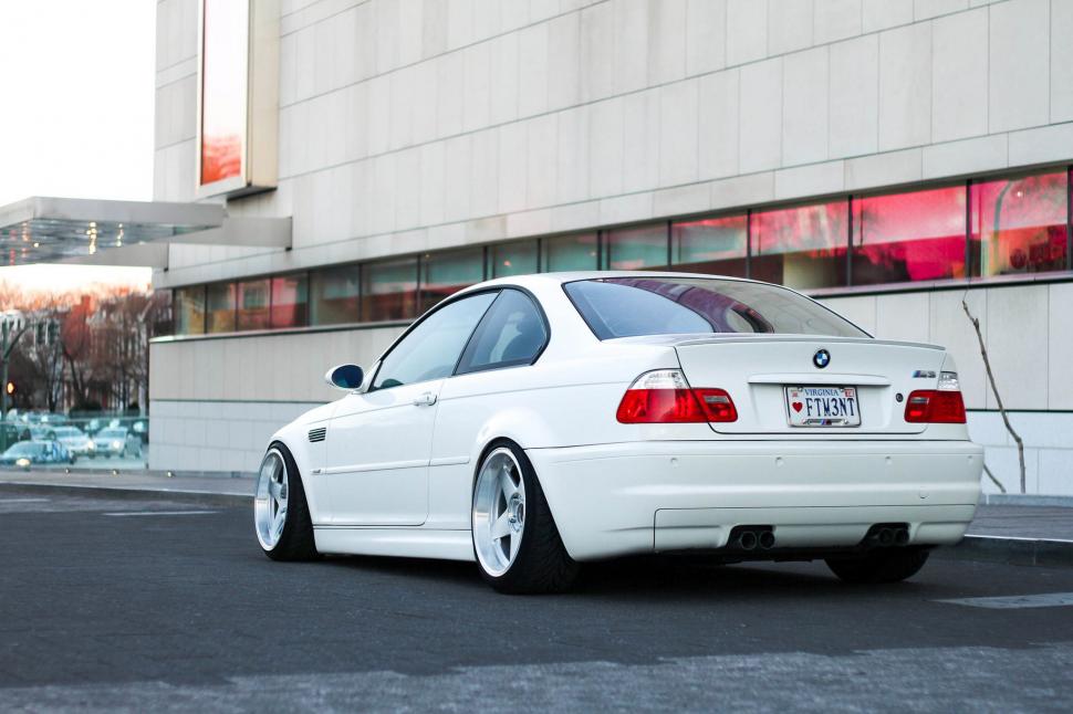 Bmw, M3, E46, White Wallpaper,bmw Hd Wallpaper,m3 Hd - White E46 Stance - HD Wallpaper 