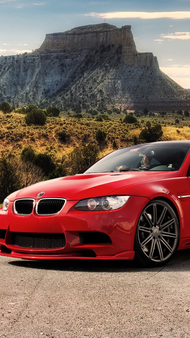 Red Bmw M3 E92 - HD Wallpaper 