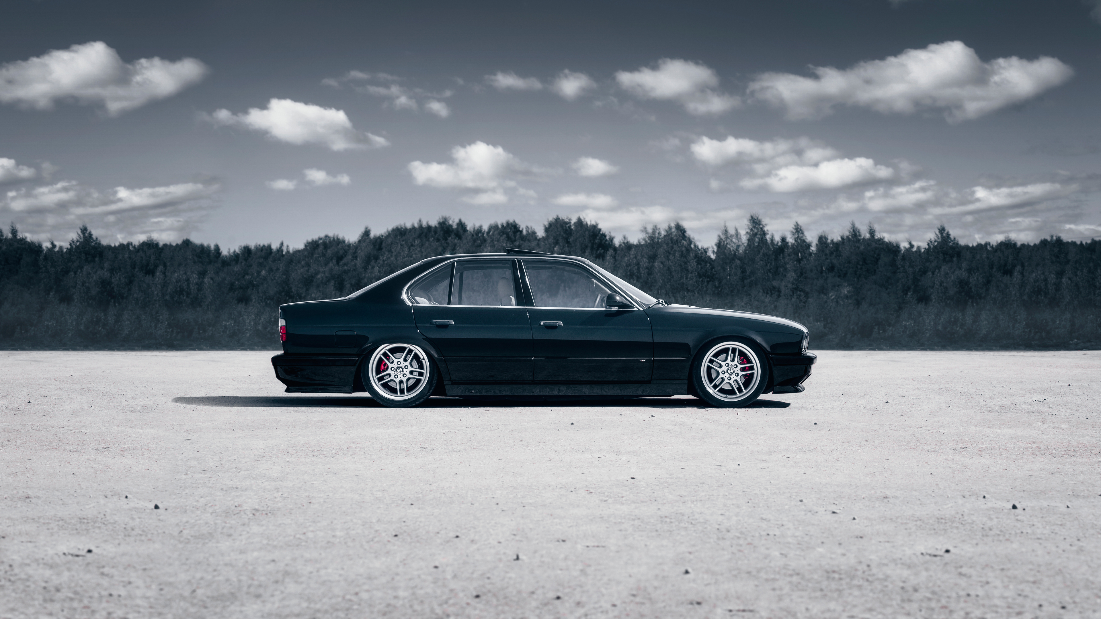 Bmw 5 Series E34 - HD Wallpaper 