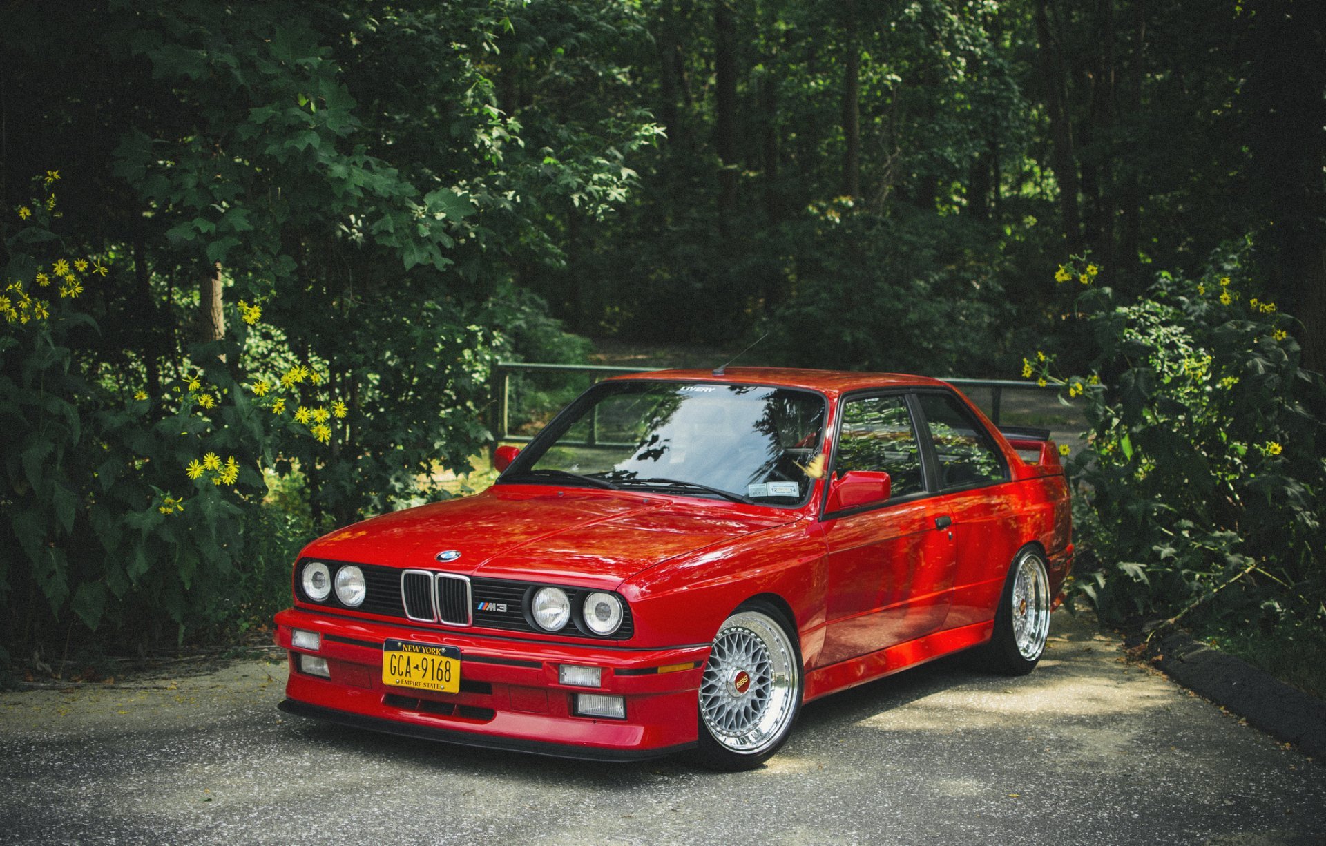 Bmw M3 E30 Red - HD Wallpaper 