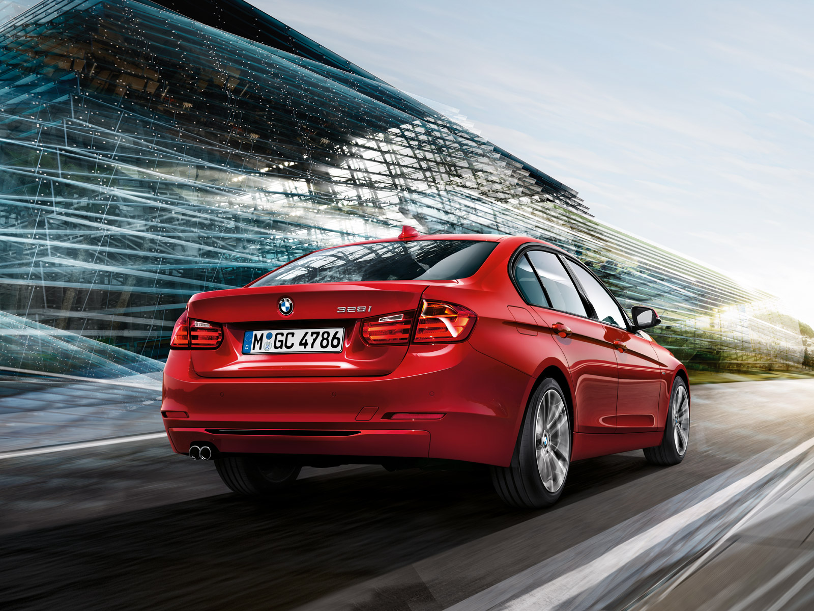 F30 Bmw 3 Series - 2014 Bmw 328i Rear - HD Wallpaper 