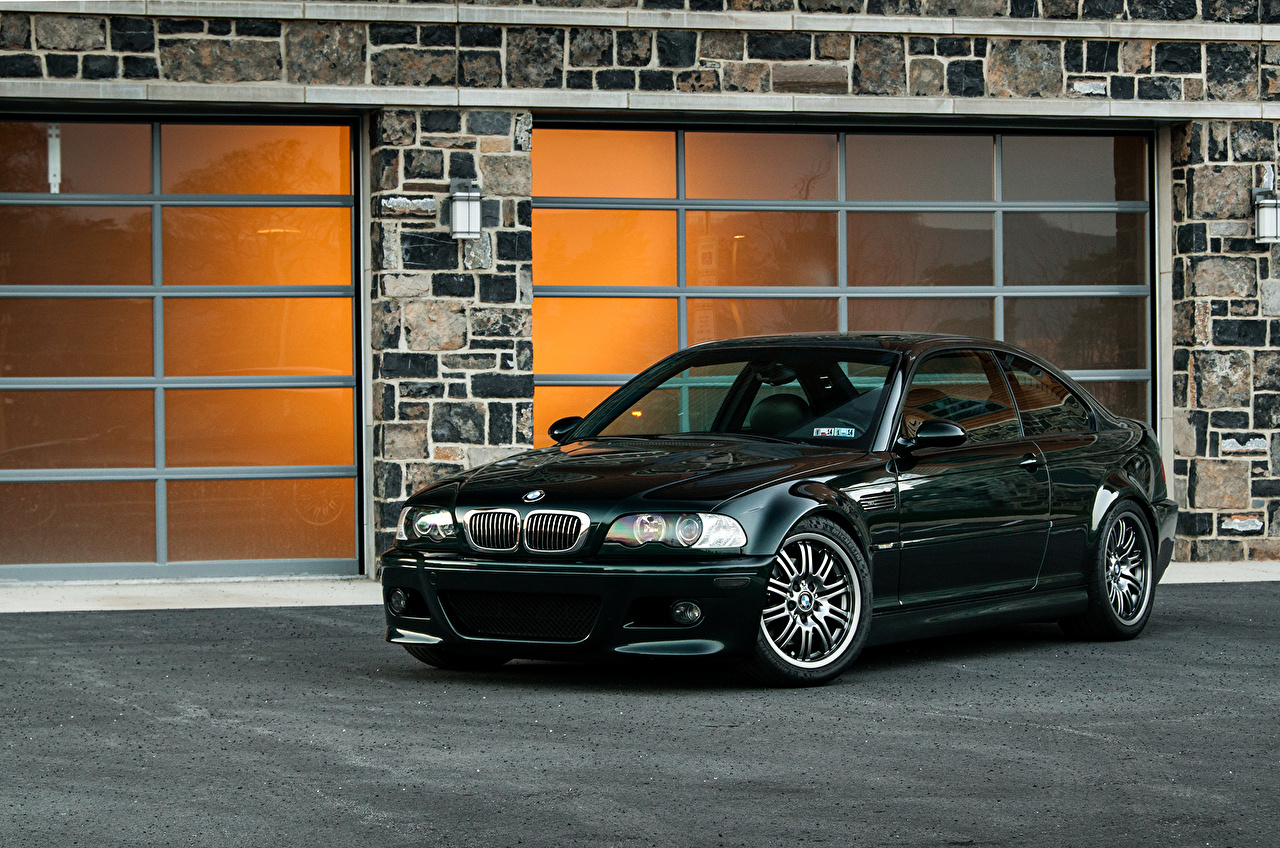 Bmw E46 M3 Black - HD Wallpaper 