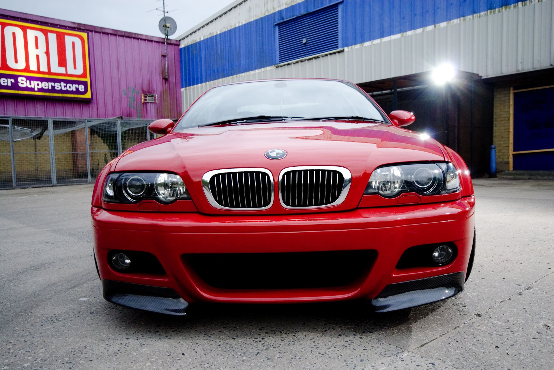 Sports Cars Car Vehicle Automotive Transportation System - Bmw E46 Red - HD Wallpaper 