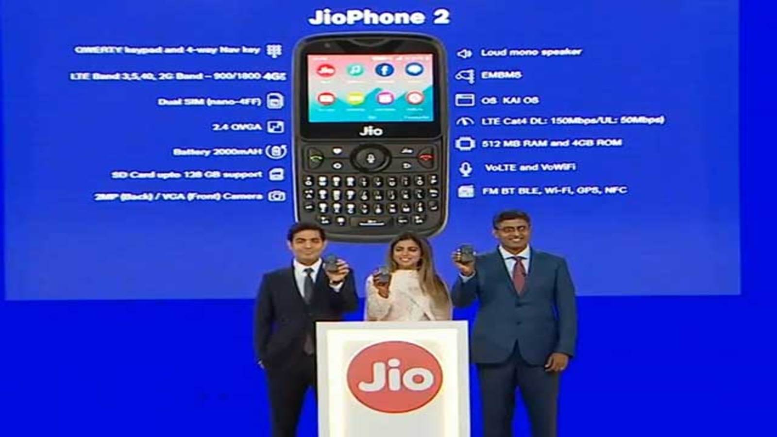 Jio Phone 2 Launch - HD Wallpaper 