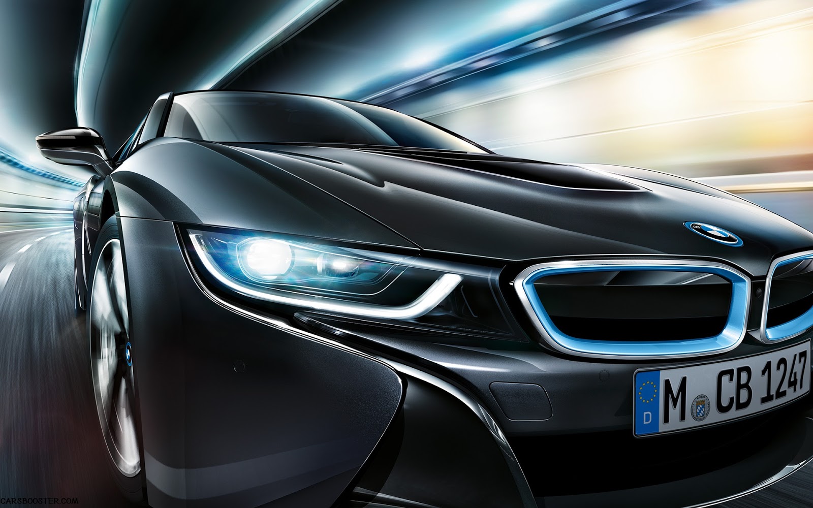 Bmw I8 Hd Wallpaper - Black Bmw I8 High Resolution - HD Wallpaper 