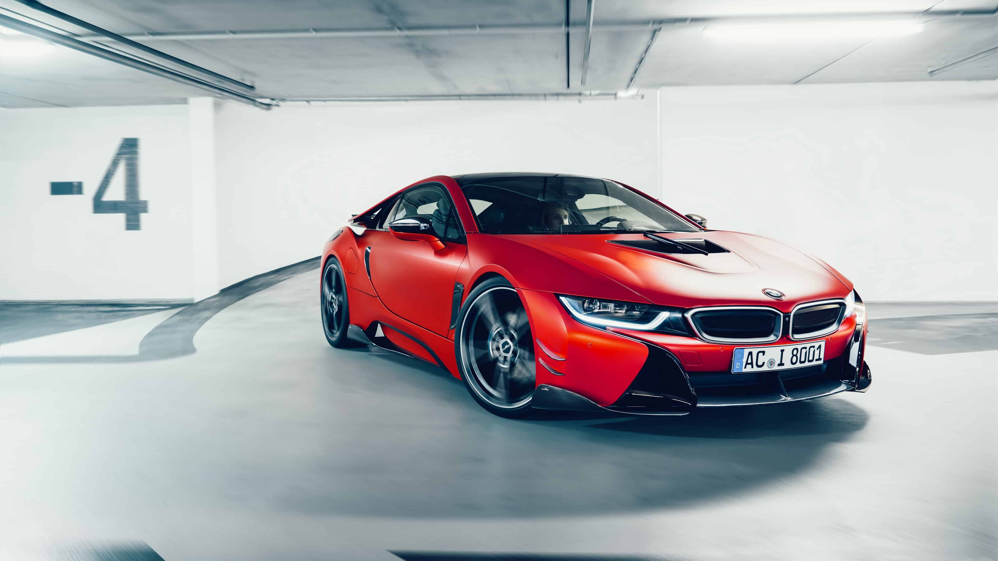 Bmw I8 Ac Schnitzer Acs8 Uhd 4k Wallpaper - Red 2019 Bmw I8 - HD Wallpaper 