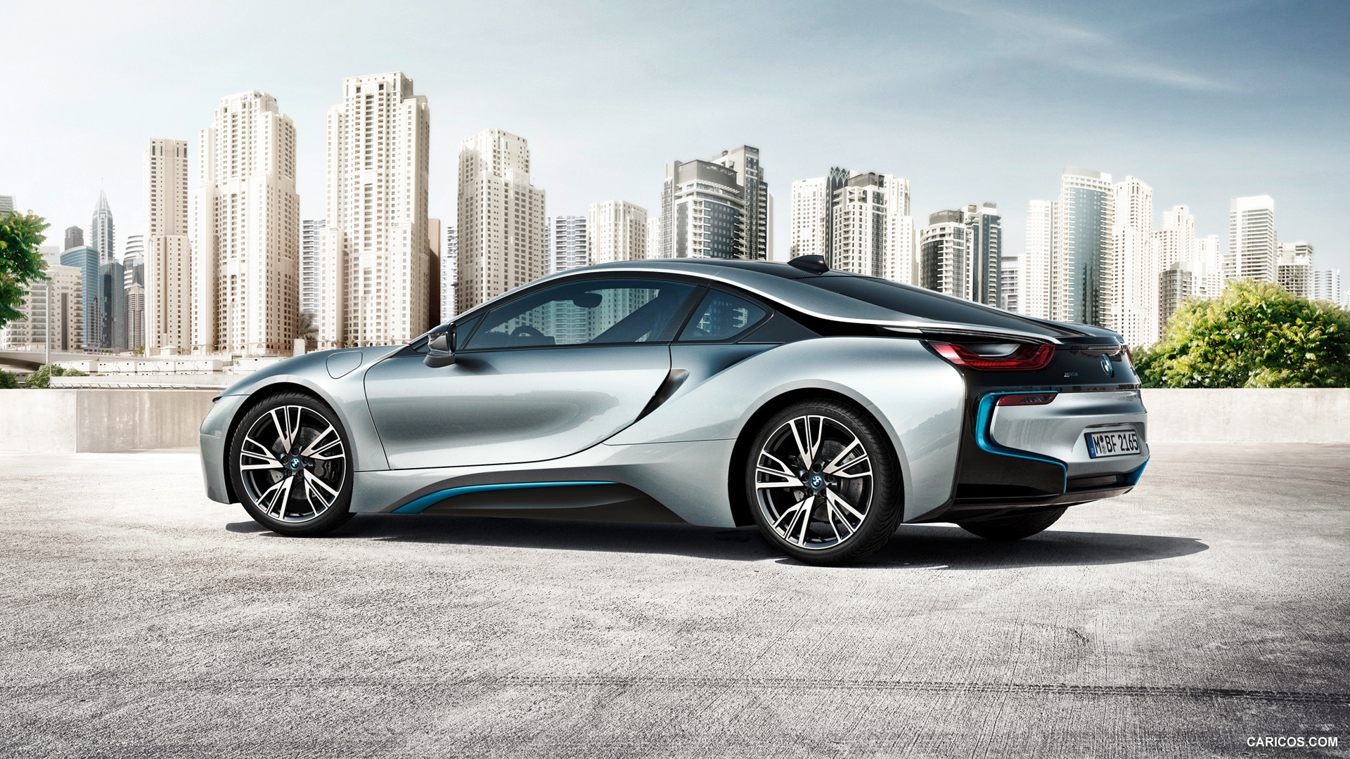 Bmw I8 Hd Background - Bmw I8 2015 Side - HD Wallpaper 