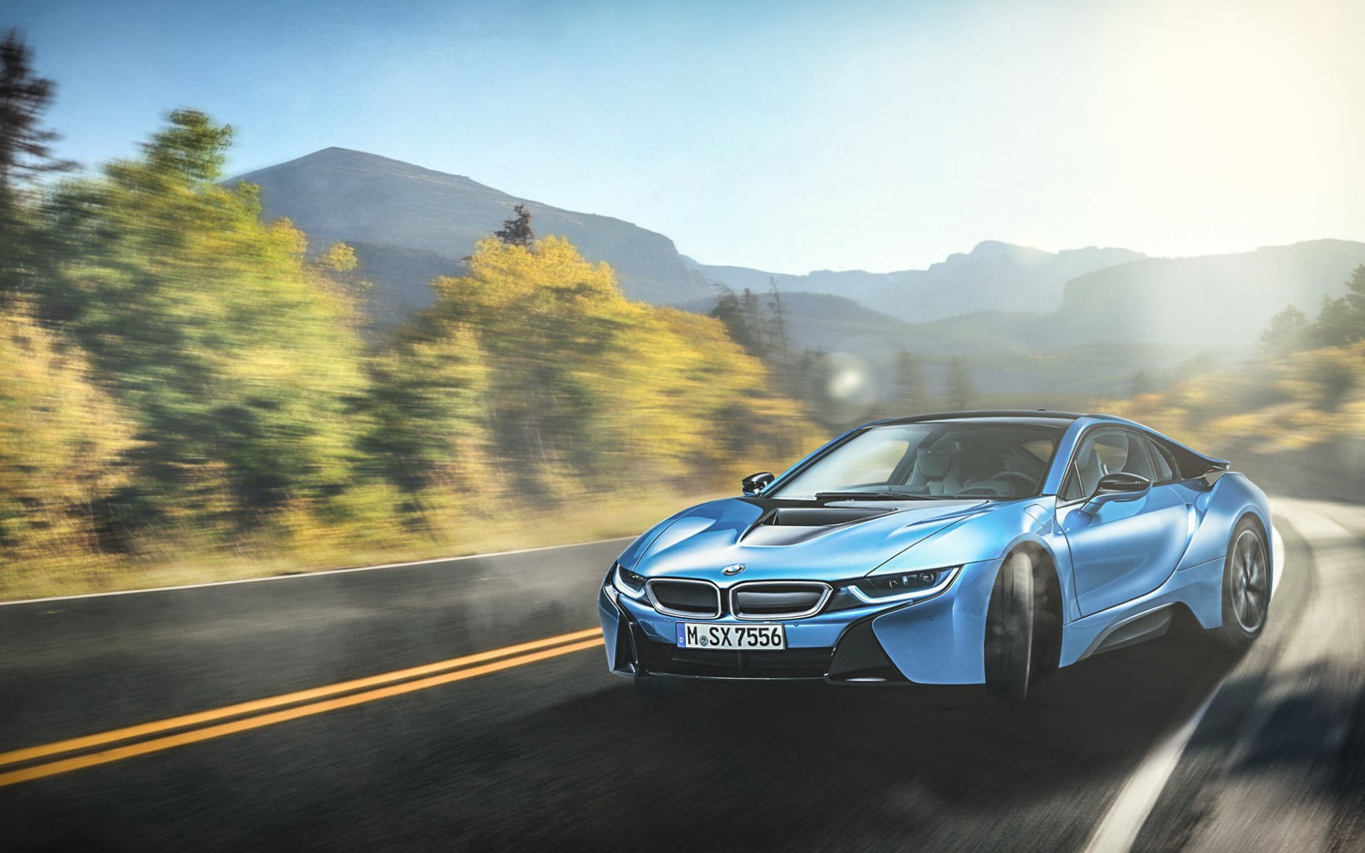 Bmw I8 Wallpaper 4k - Blue Bmw I8 4k - HD Wallpaper 