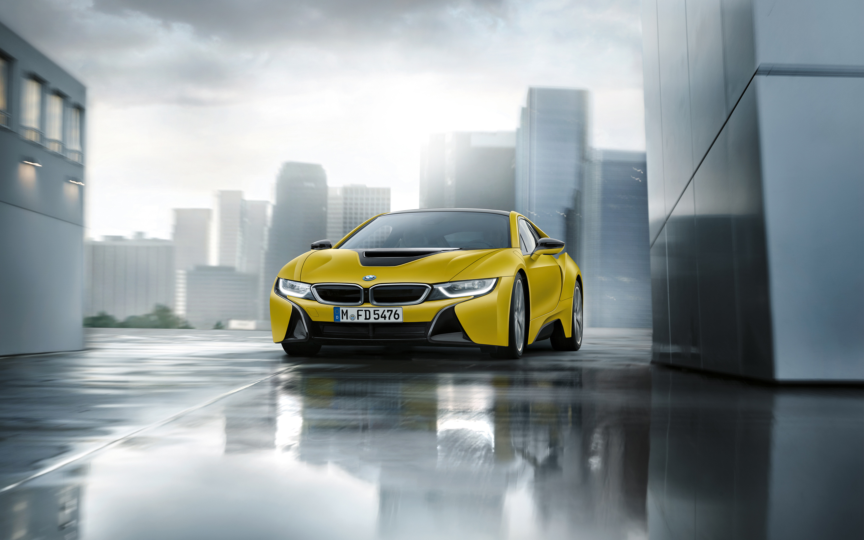 Bmw Wallpapers Hd Yellow - HD Wallpaper 
