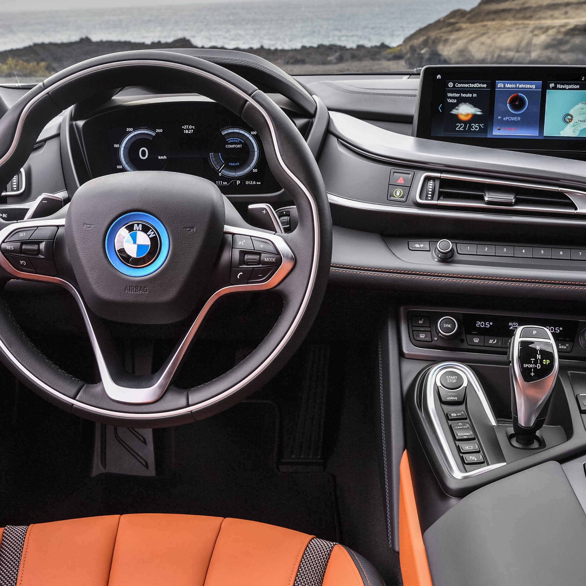 2020 Bmw I8 Interior - HD Wallpaper 