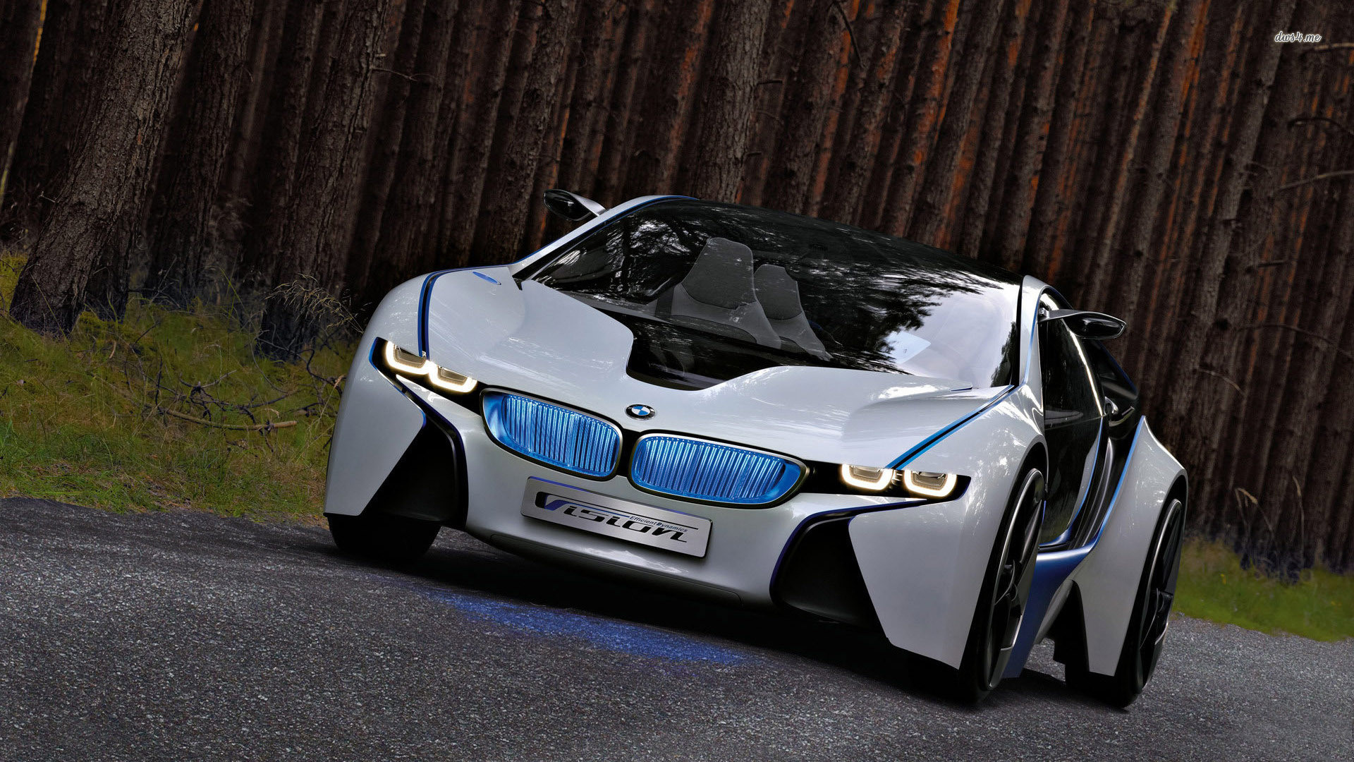 Bmw I8 Wallpaper 
 Data Src Popular Bmw I8 Wallpaper - Bmw Vision Efficientdynamics Concept - HD Wallpaper 