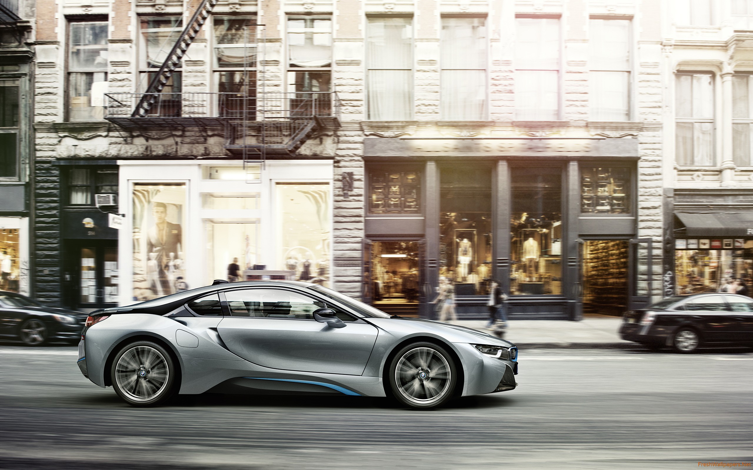 Bmw I8 New York City - HD Wallpaper 