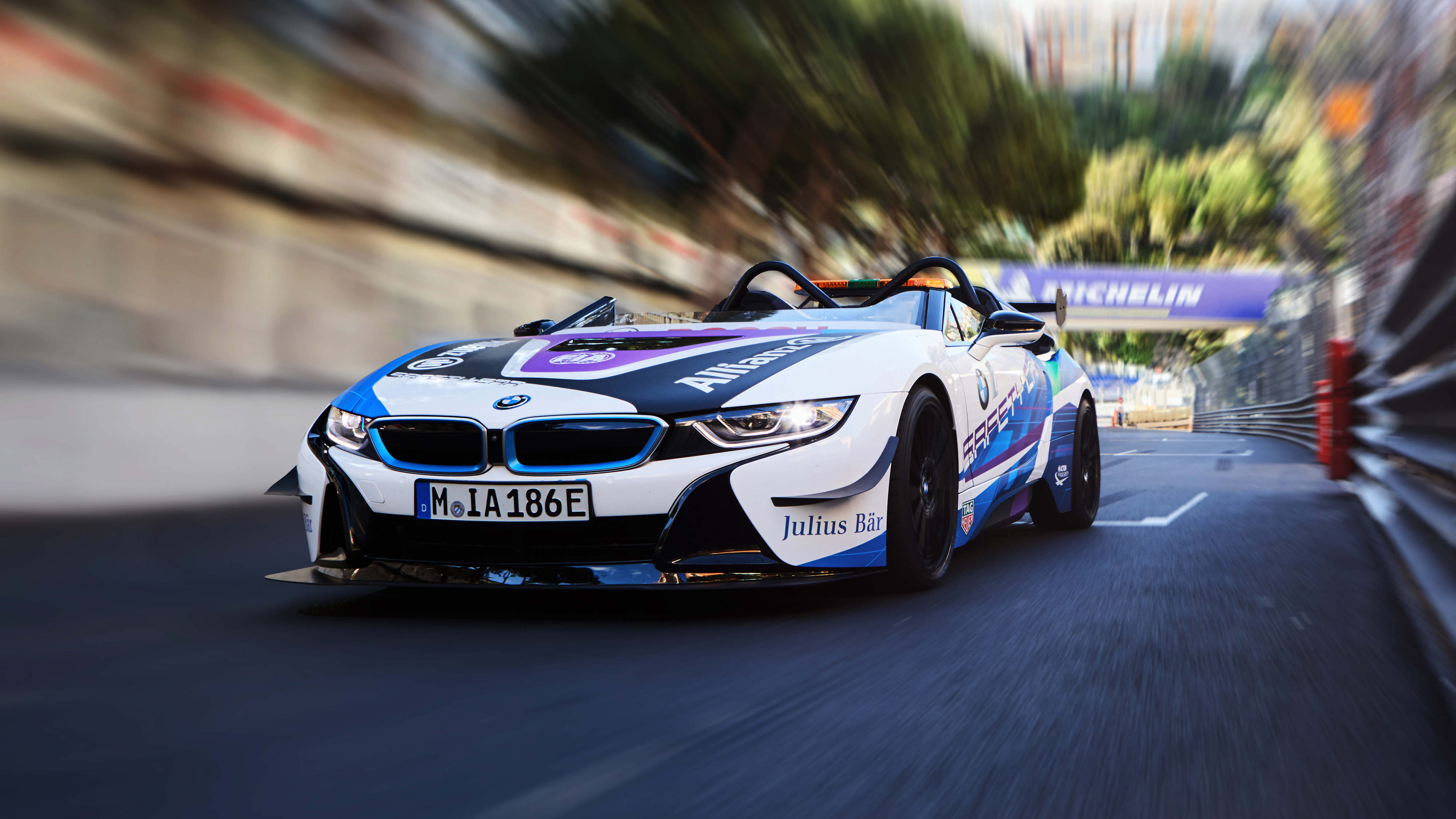 Bmw I8 Roadster Formula E - HD Wallpaper 