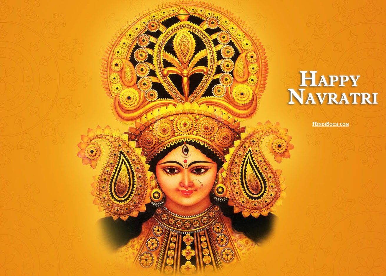 Happy Navratri Image - Chaitra Navratri - HD Wallpaper 