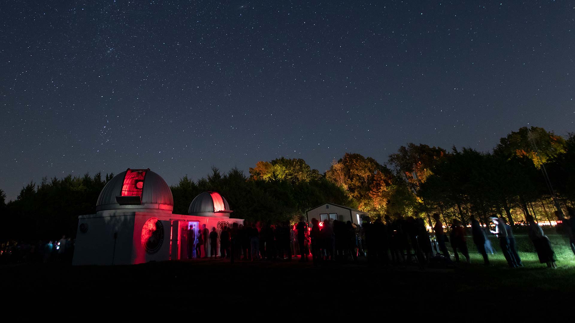 Baker Observatory At Night - Night - HD Wallpaper 